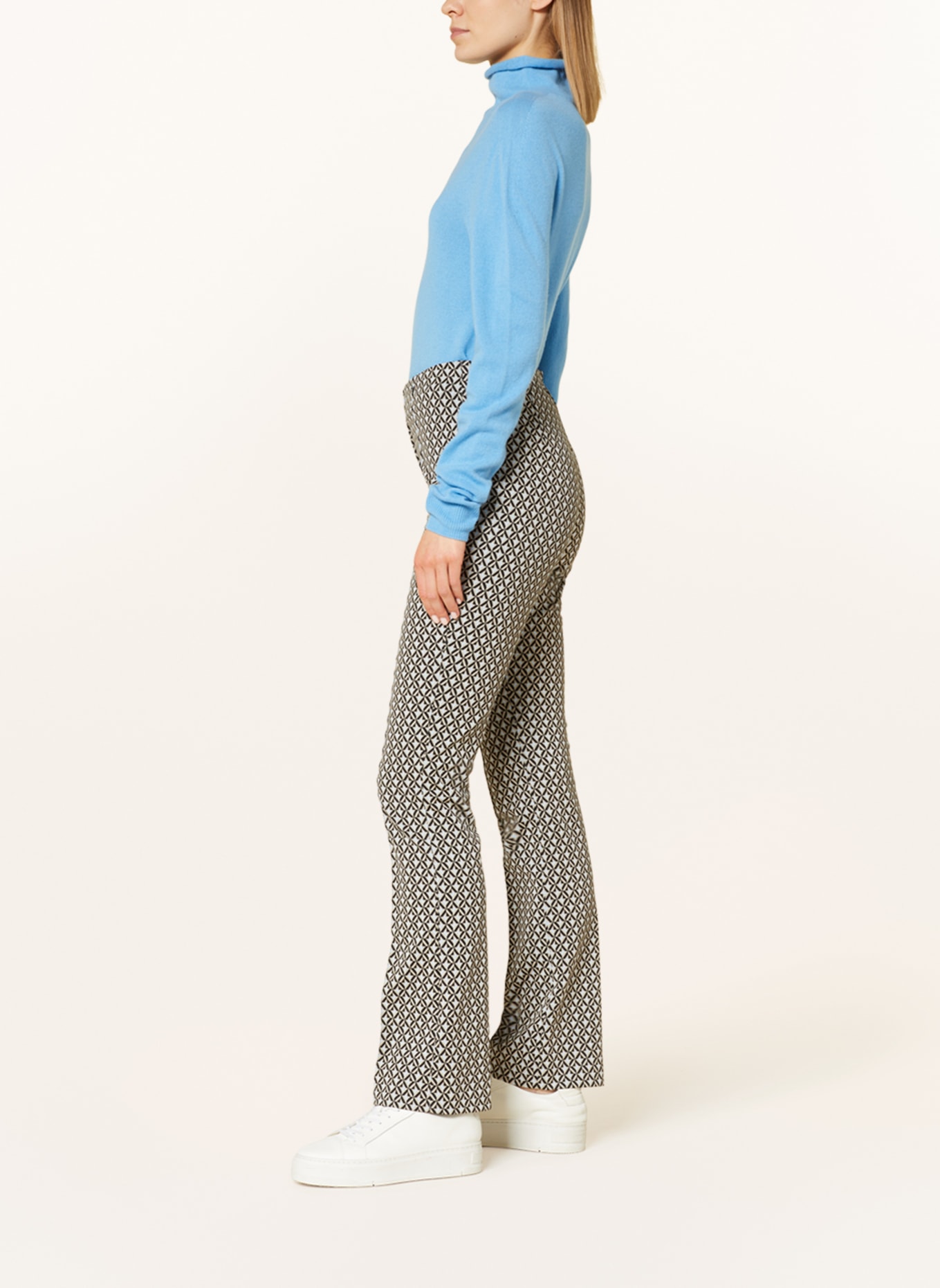MARC CAIN Jersey pants FREDERICA, Color: 646 warm stone (Image 4)