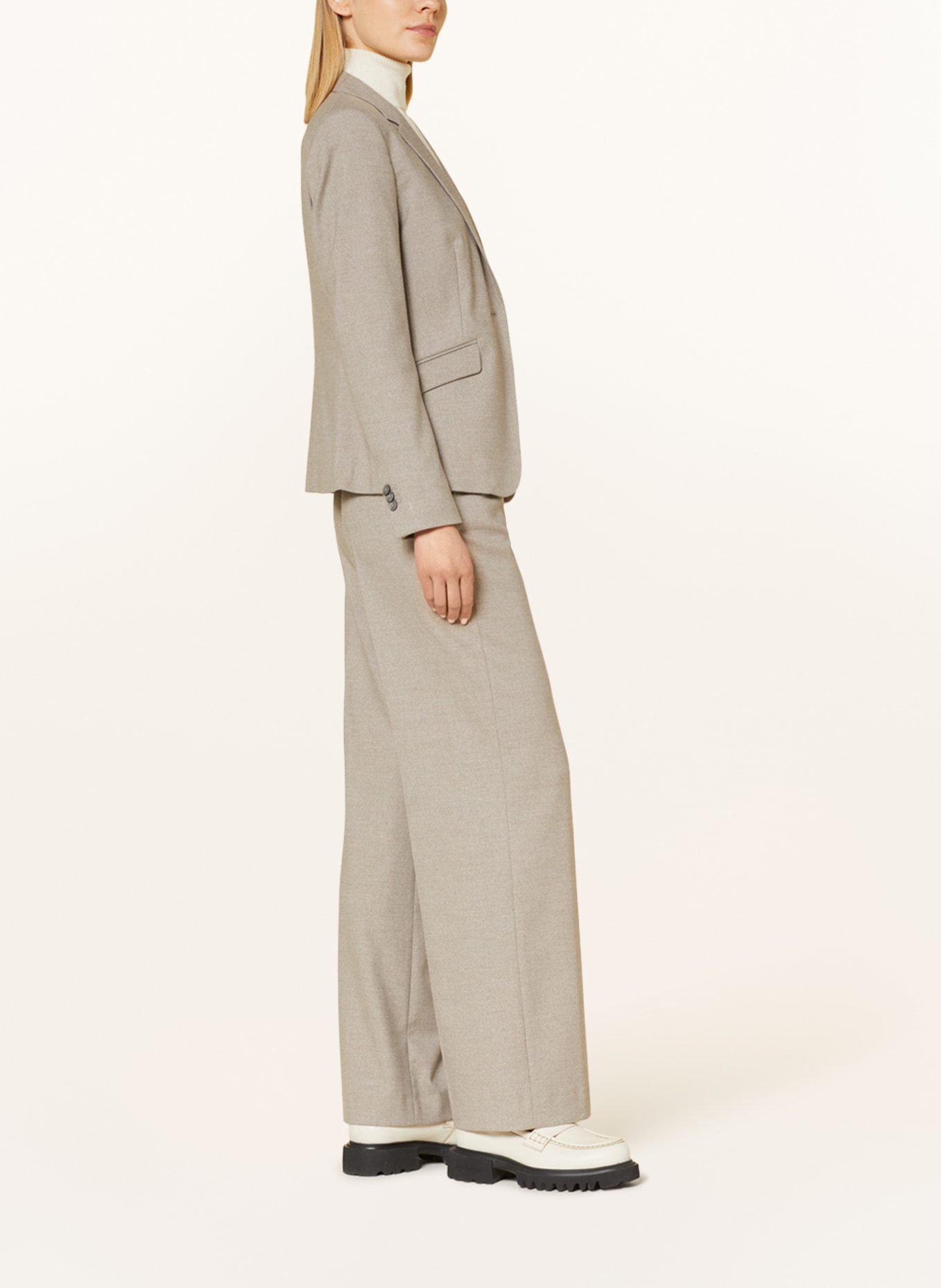 CINQUE Wide leg trousers CISONG, Color: TAUPE (Image 4)