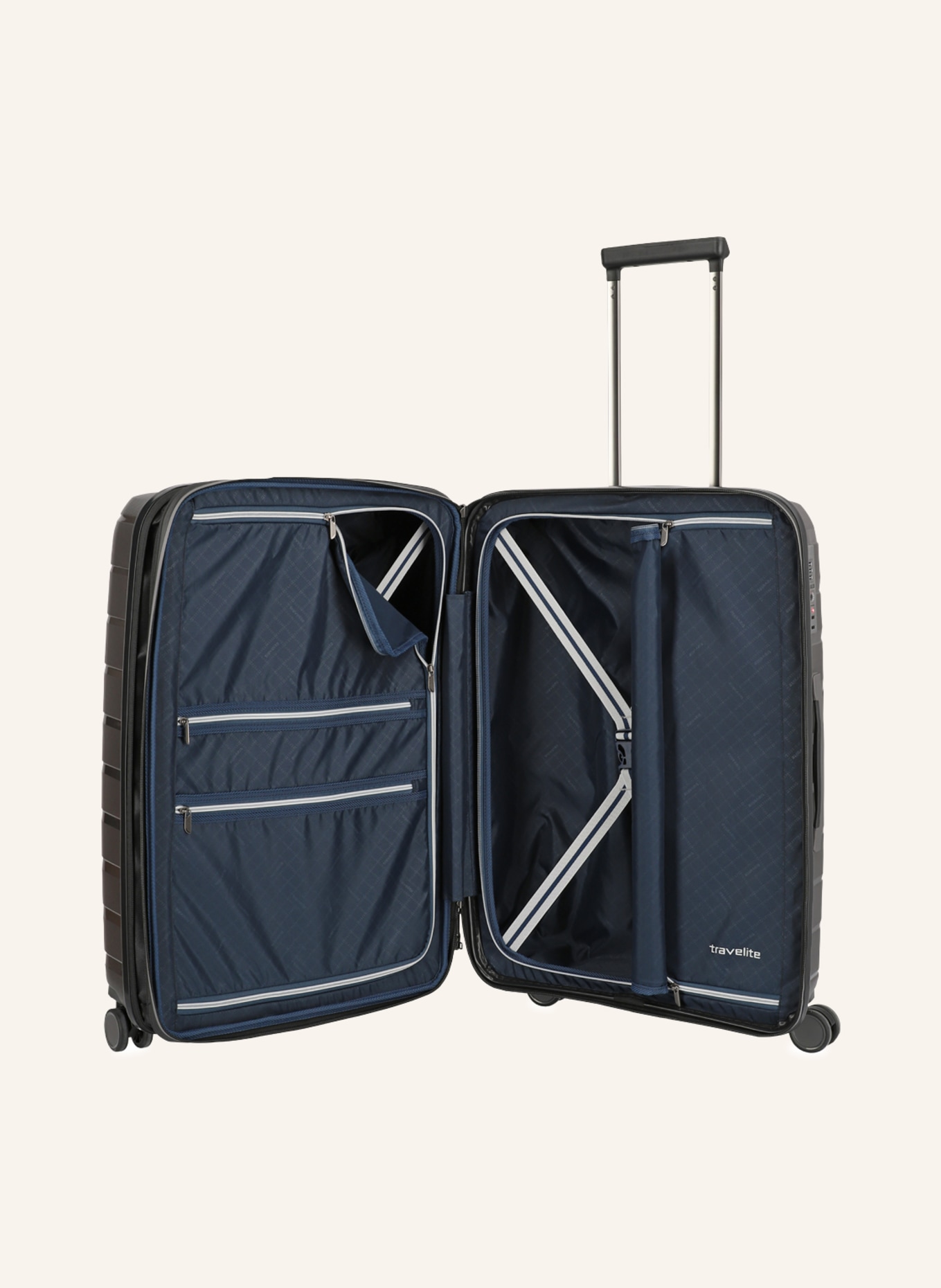 travelite Trolley AIR BASE 4W M in dunkelgrau