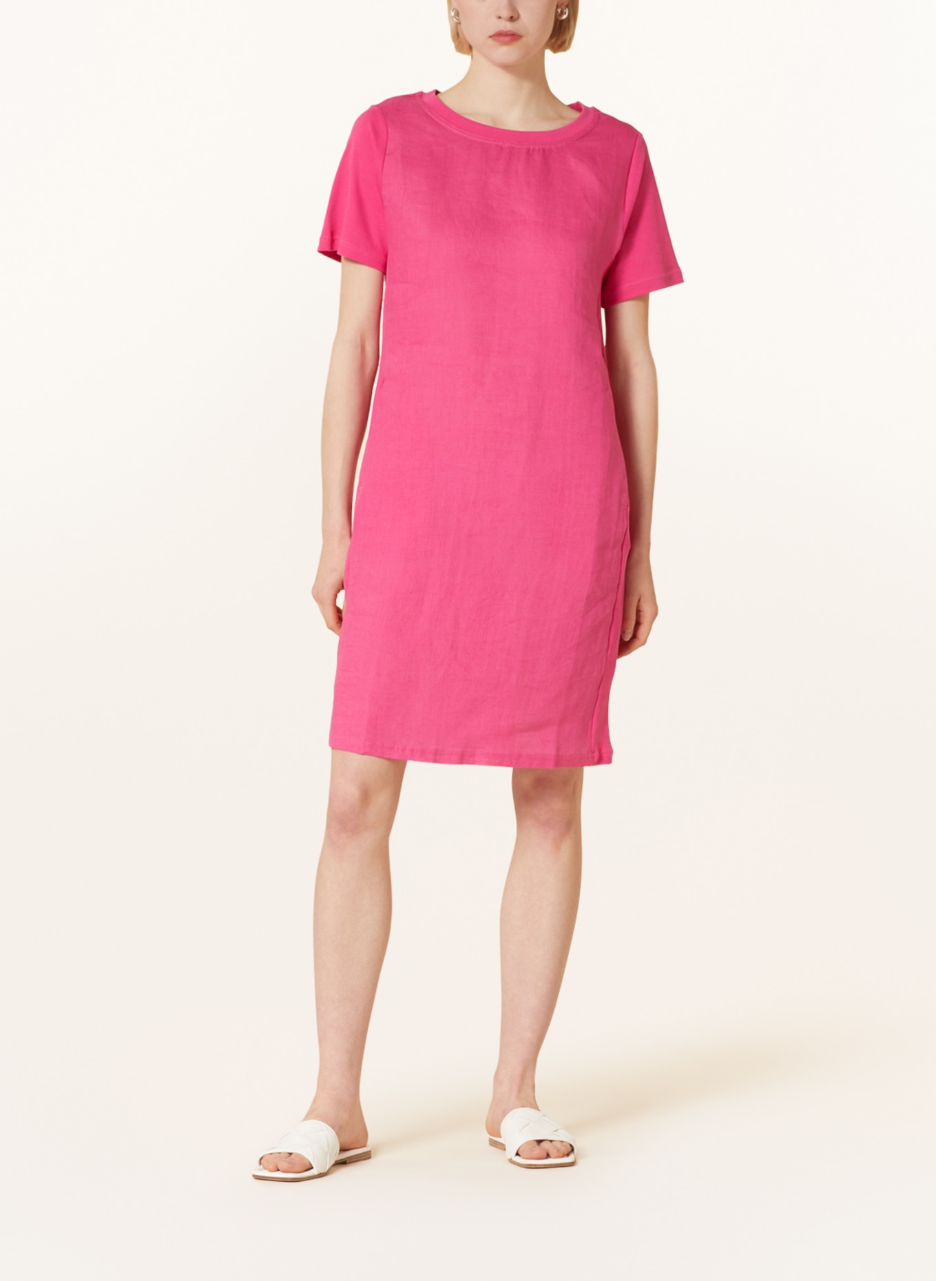 darling harbour Dress in mixed materials, Color: PINK (Image 2)