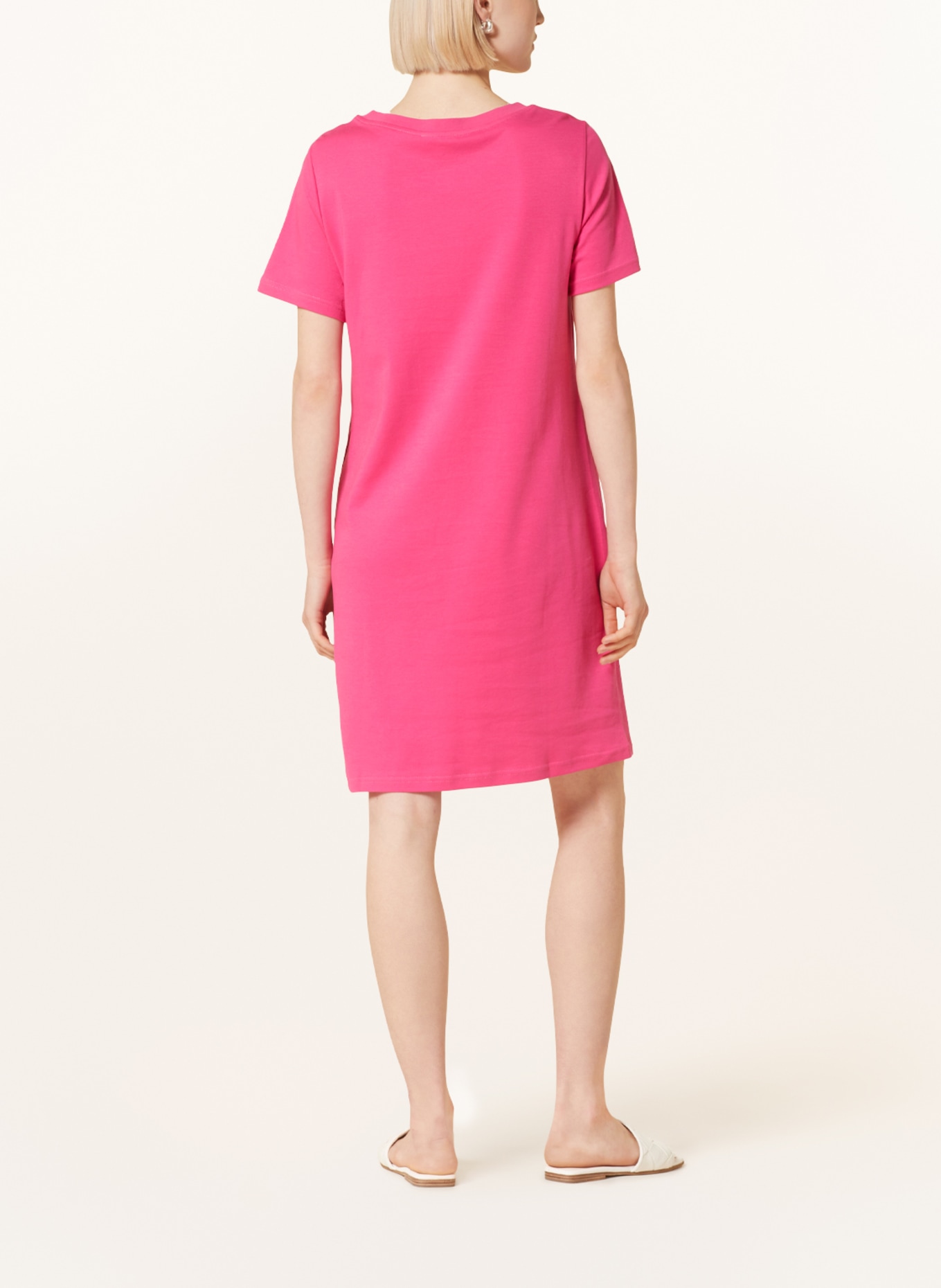 darling harbour Dress in mixed materials, Color: PINK (Image 3)