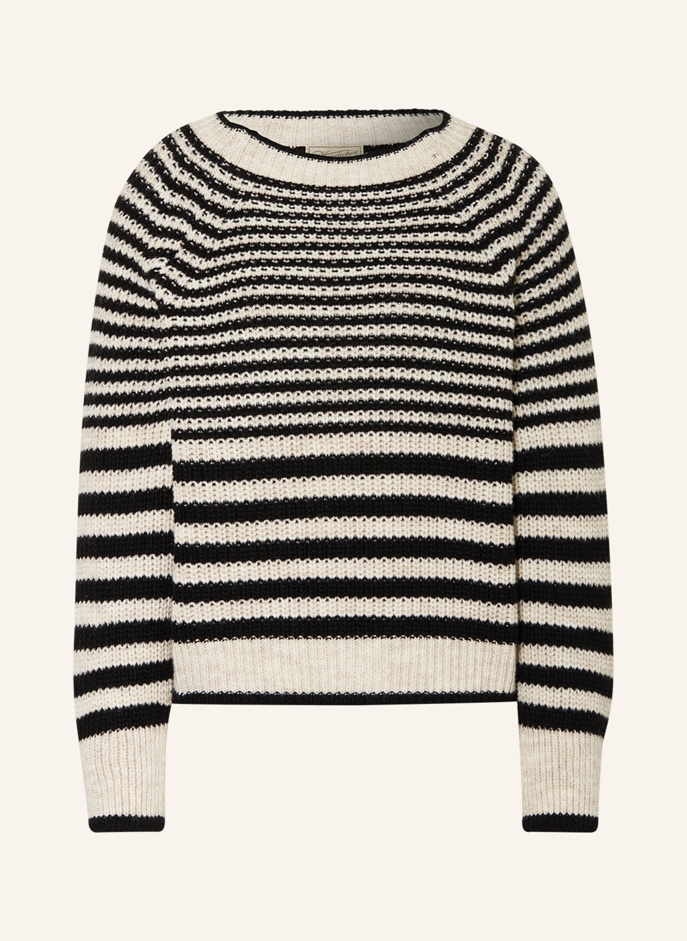 Herrlicher Sweater FLORAMIA, Color: BLACK/ WHITE (Image 1)