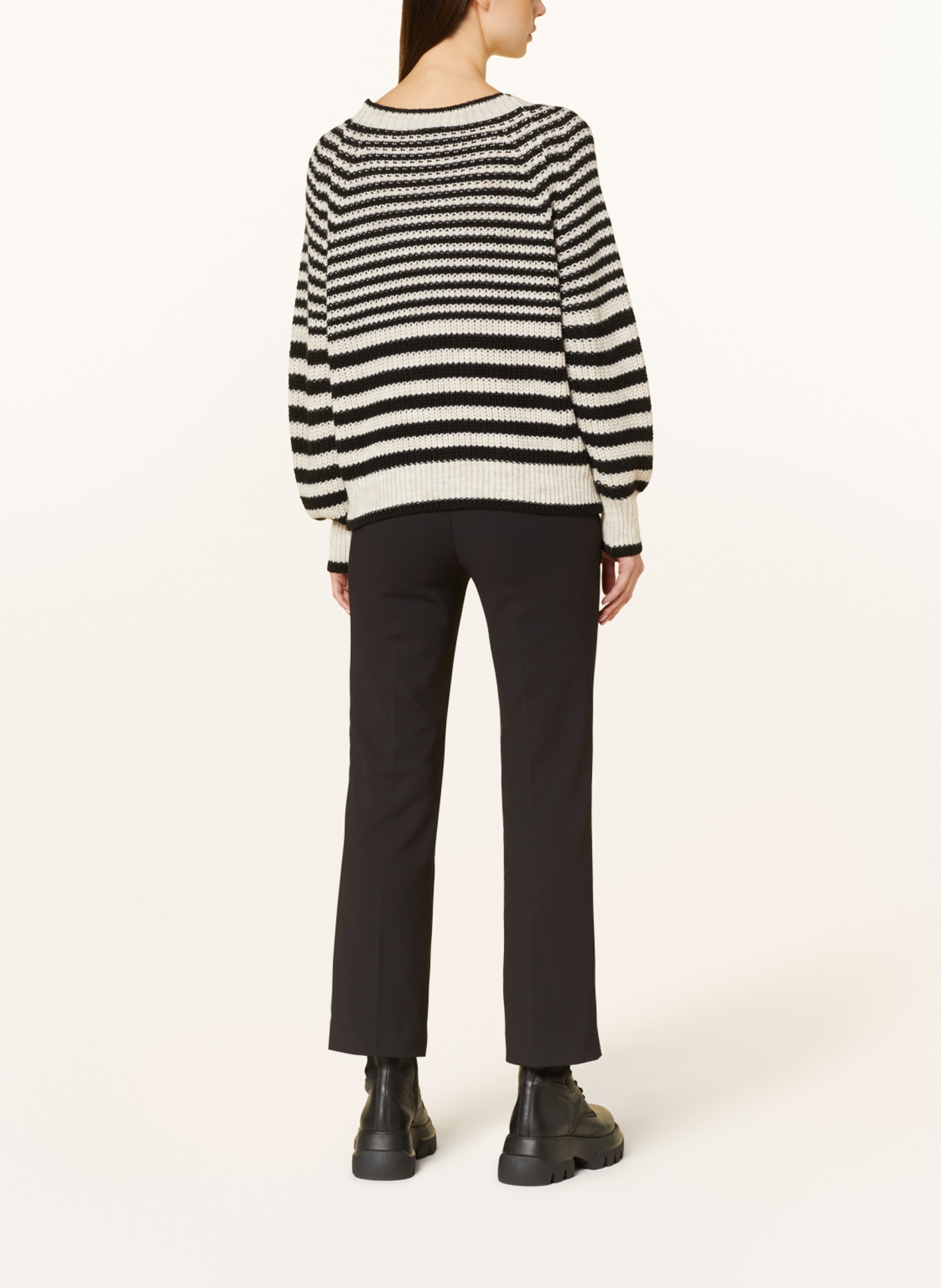 Herrlicher Sweater FLORAMIA, Color: BLACK/ WHITE (Image 3)