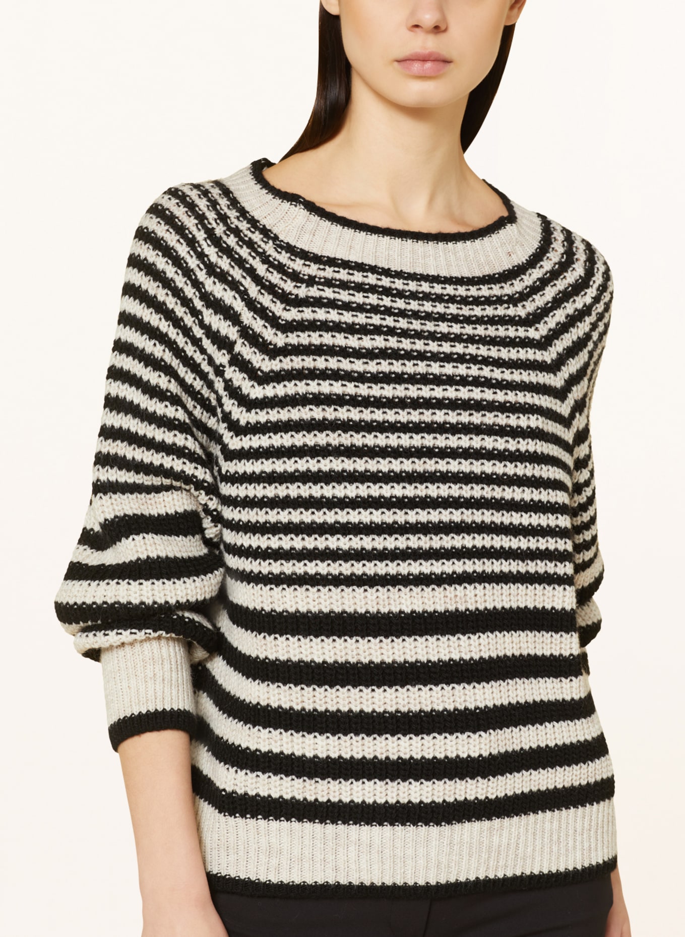 Herrlicher Sweater FLORAMIA, Color: BLACK/ WHITE (Image 4)
