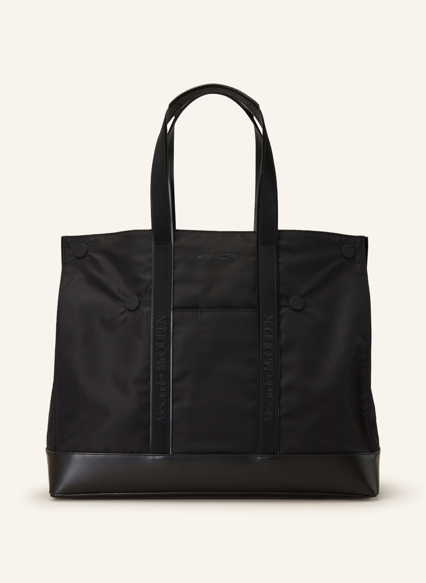 Alexander McQUEEN Torba shopper DEMANTA, Kolor: CZARNY (Obrazek 1)