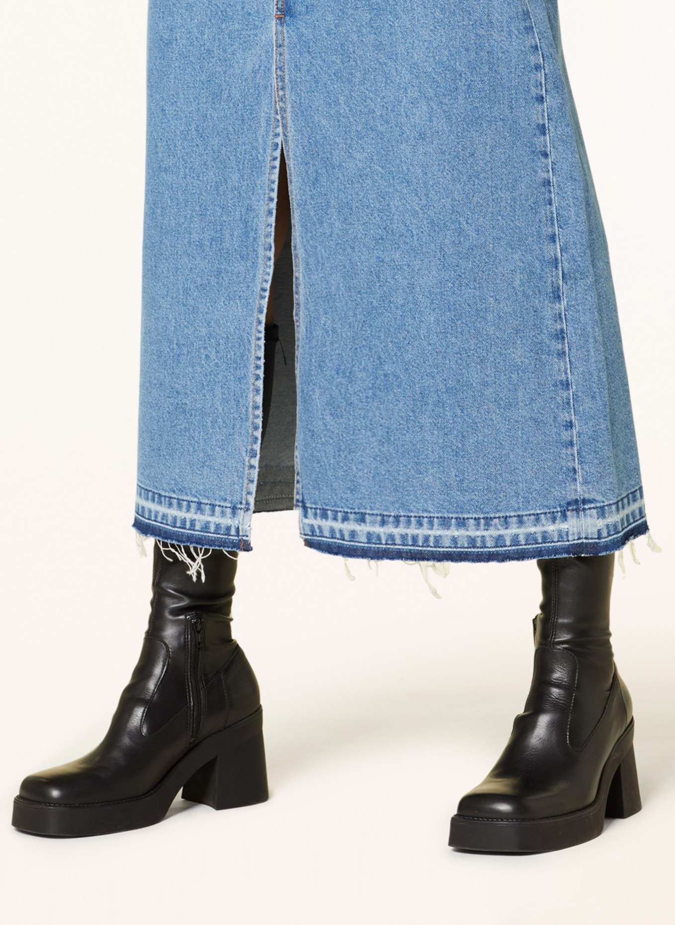 ENVII Spódnica jeansowa ENTARSIER, Kolor: MID BLUE (Obrazek 4)