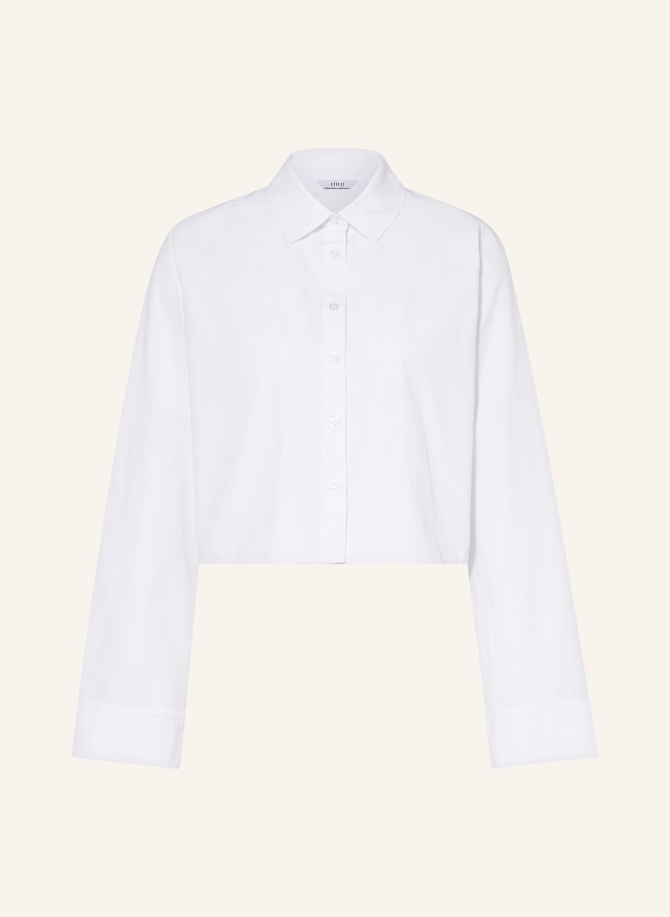 ENVII Cropped shirt blouse ENTAPETI, Color: WHITE (Image 1)