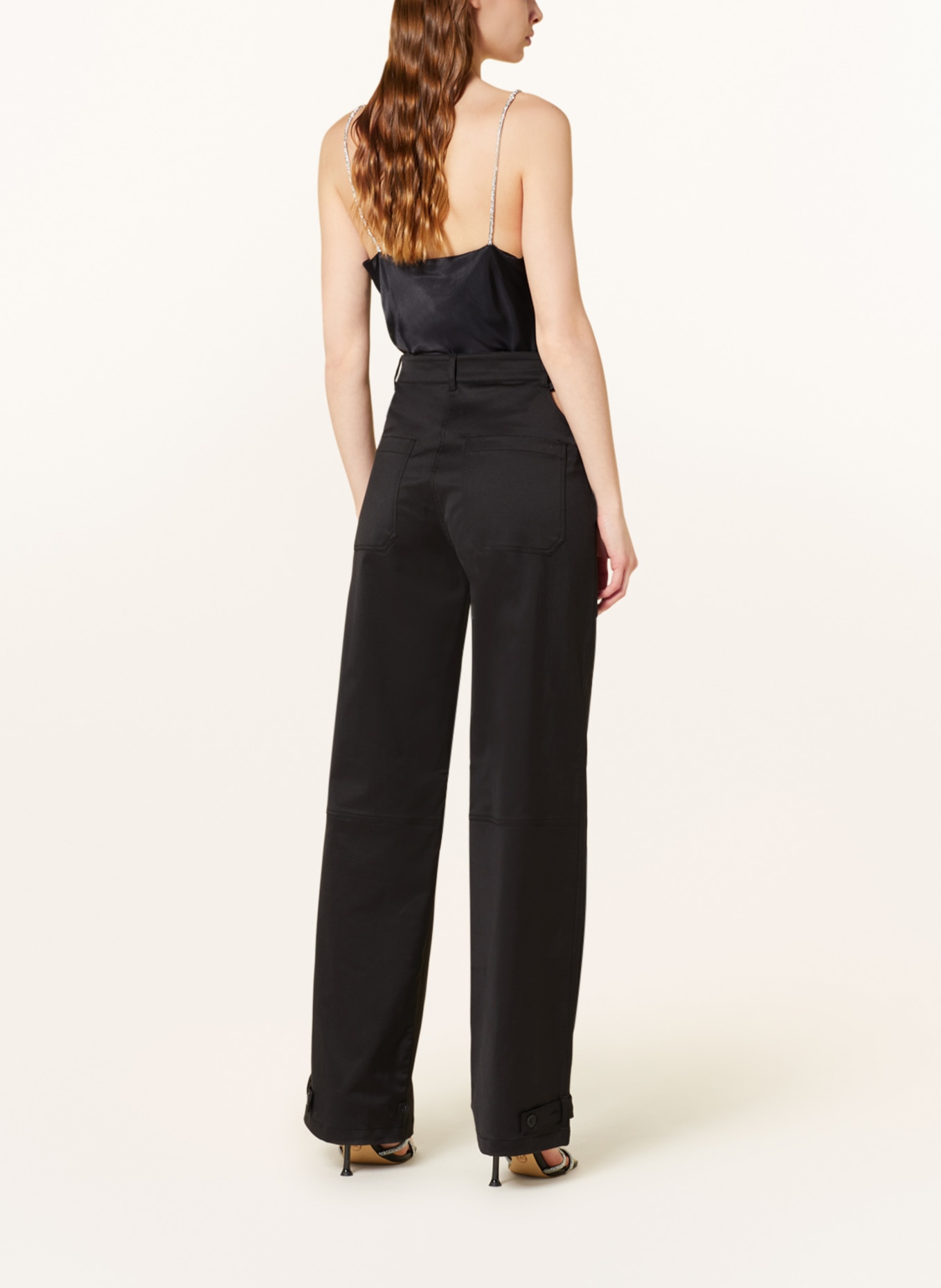 ENVII Trousers ENEMBLA with cut-outs, Color: BLACK (Image 4)