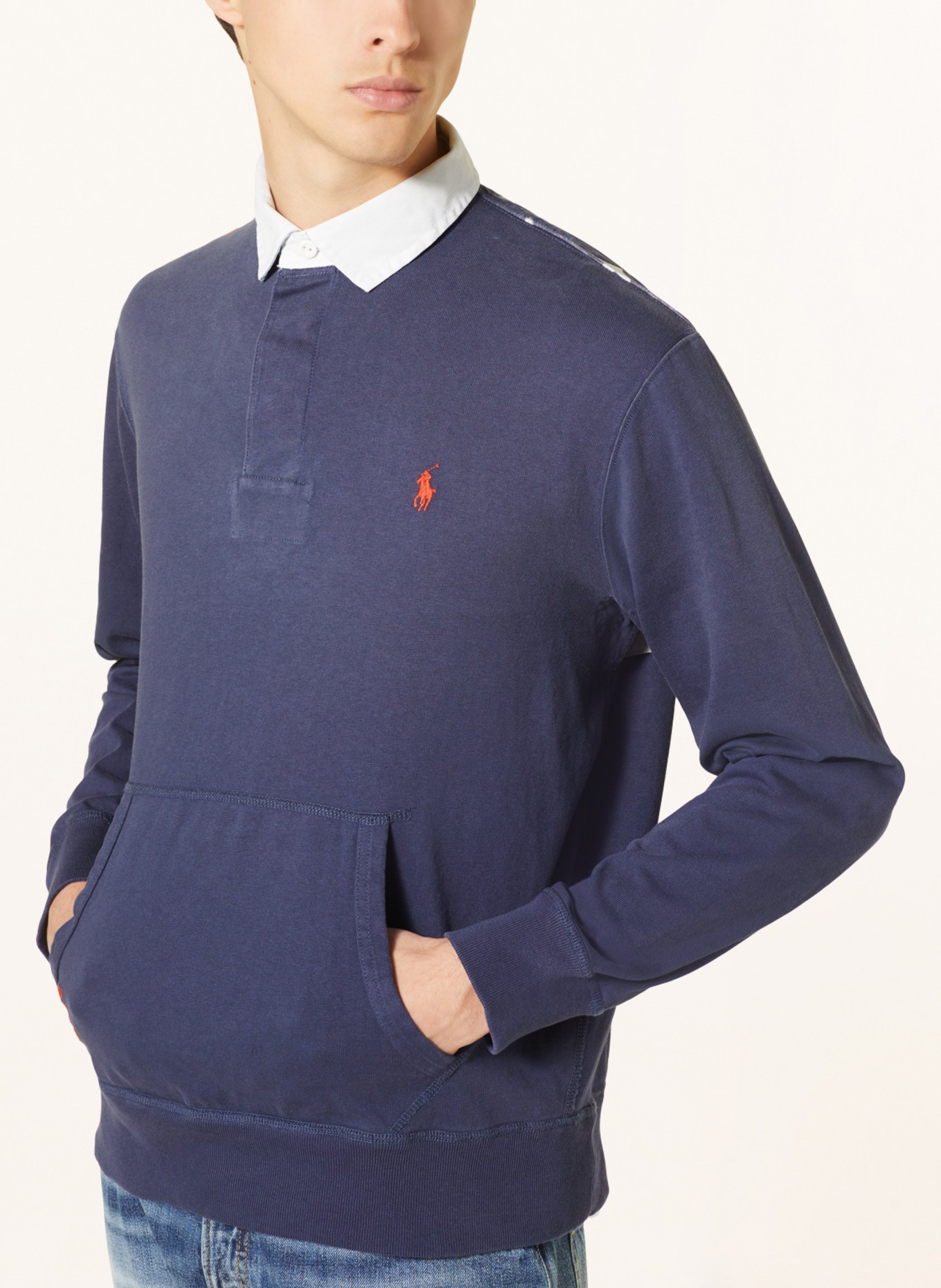 POLO RALPH LAUREN Jersey-Poloshirt Classic Fit, Farbe: DUNKELBLAU (Bild 4)