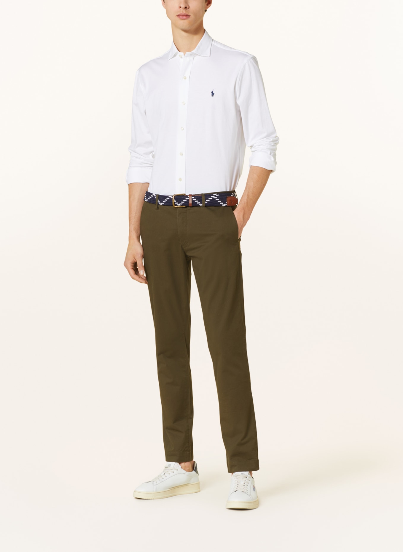 POLO RALPH LAUREN Jersey shirt regular fit, Color: WHITE (Image 2)