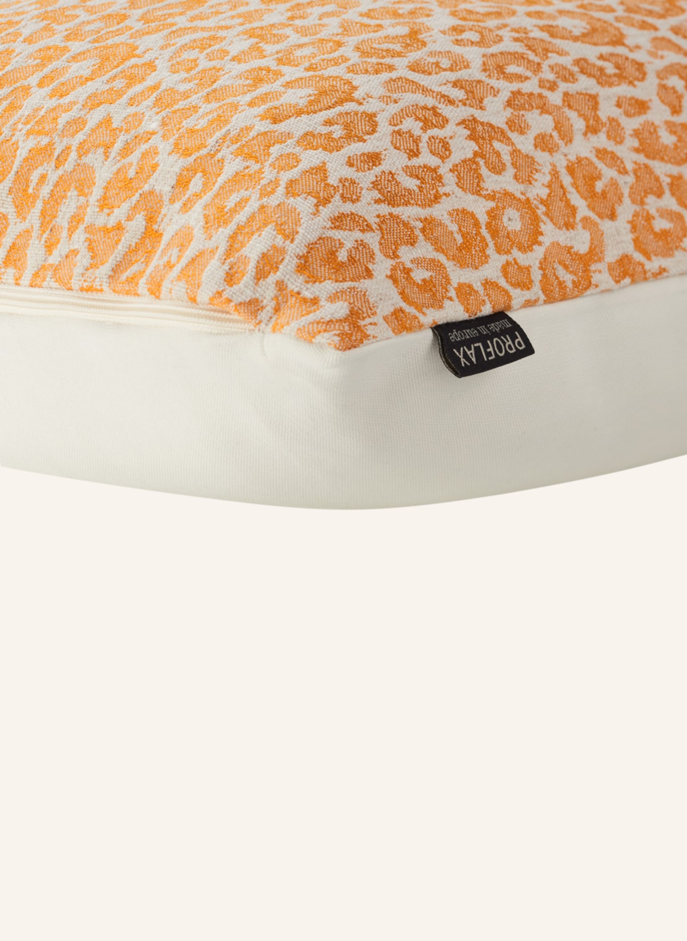 PROFLAX Decorative cushion cover PAM, Color: CREAM/ ORANGE (Image 3)