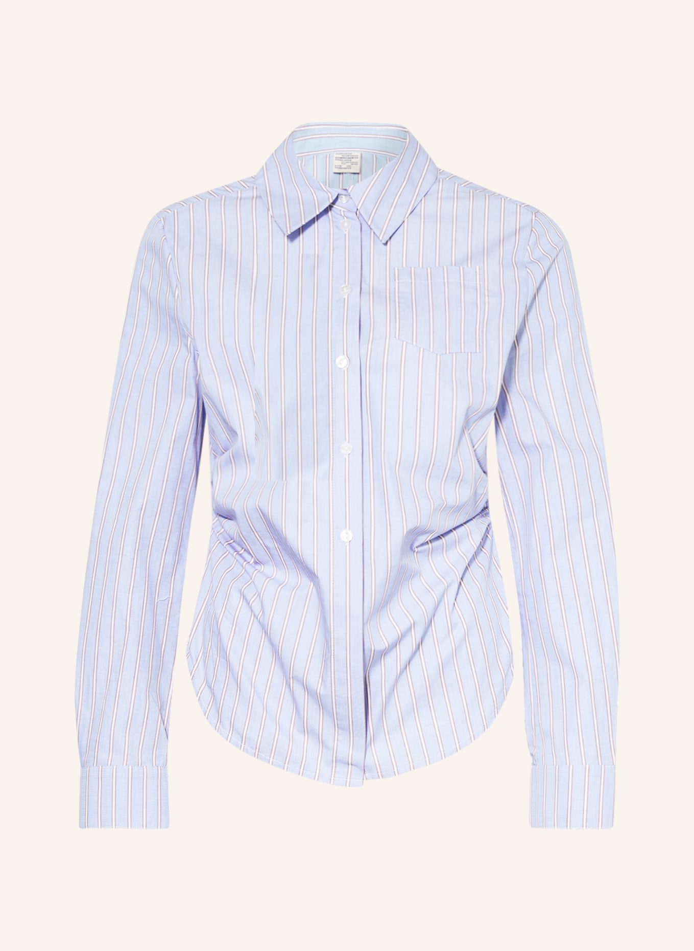 BAUM UND PFERDGARTEN Shirt blouse MARIA, Color: LIGHT BLUE/ WHITE (Image 1)