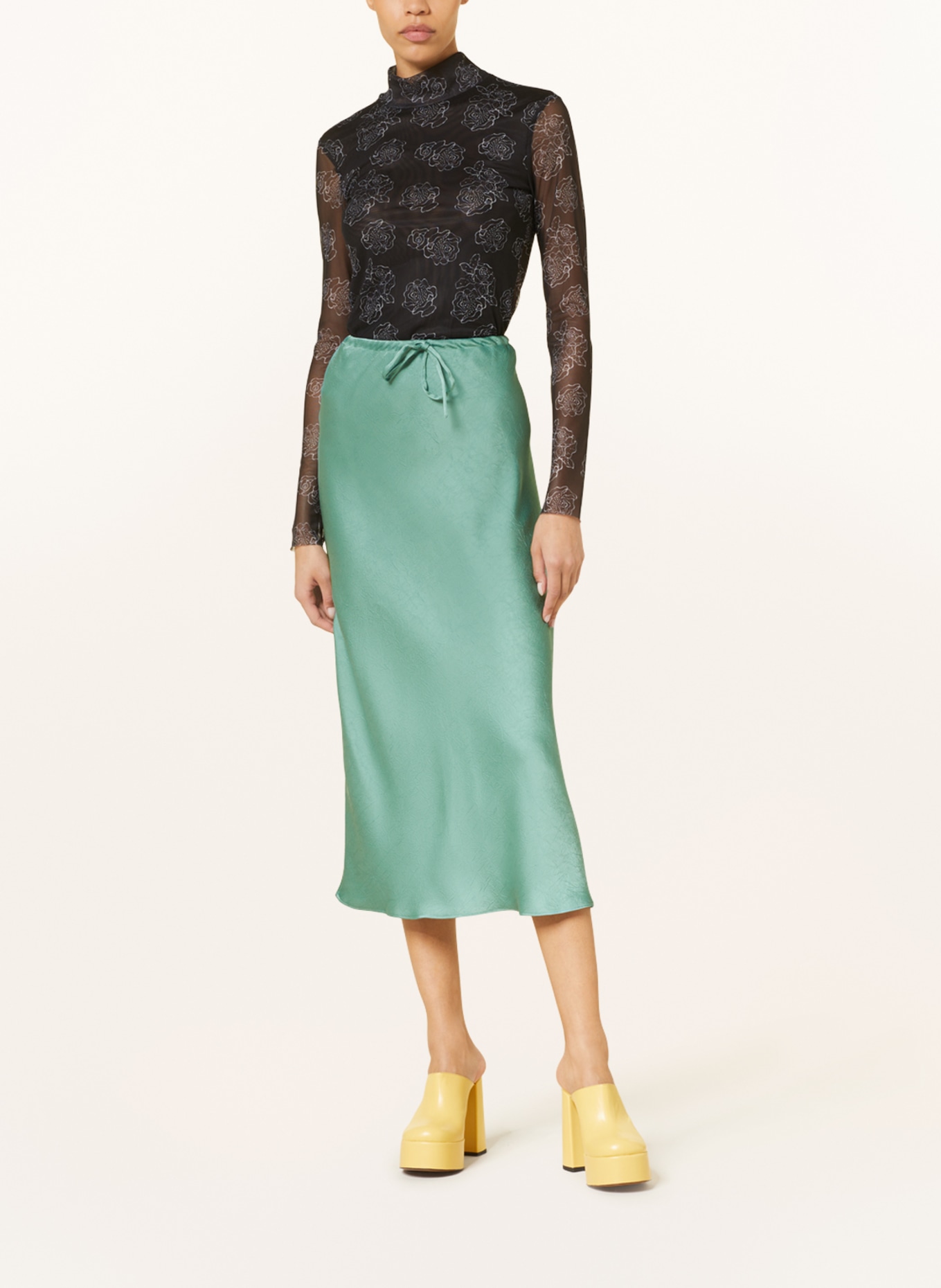 BAUM UND PFERDGARTEN Skirt SINAI, Color: GREEN (Image 2)