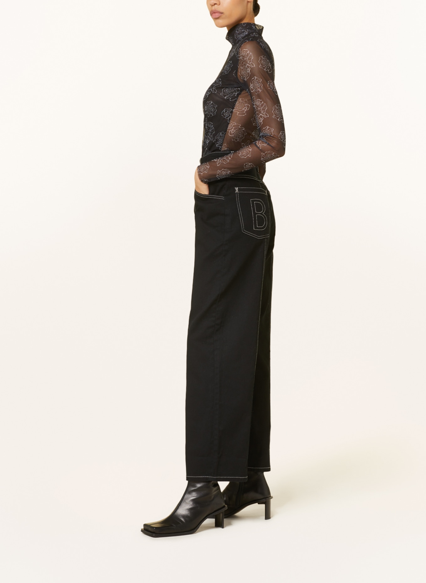 BAUM UND PFERDGARTEN Straight Jeans NARA, Farbe: C9999 BLACK (Bild 4)
