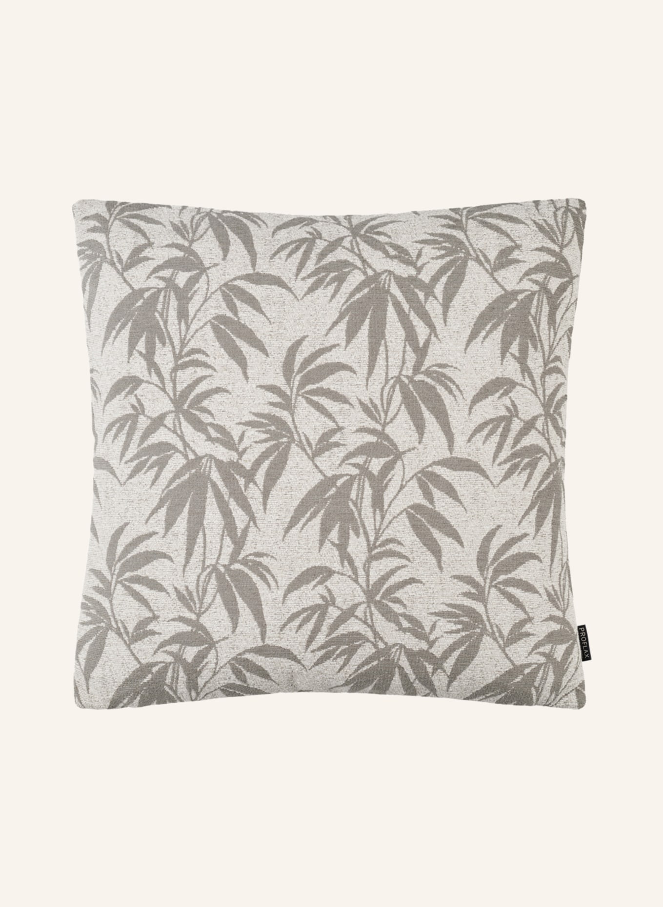PROFLAX Decorative cushion cover BAMBOO, Color: CREAM/ GRAY (Image 1)