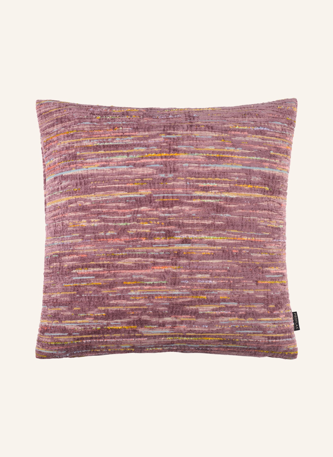 PROFLAX Decorative cushion cover PERNILL, Color: FUCHSIA/ CREAM (Image 1)