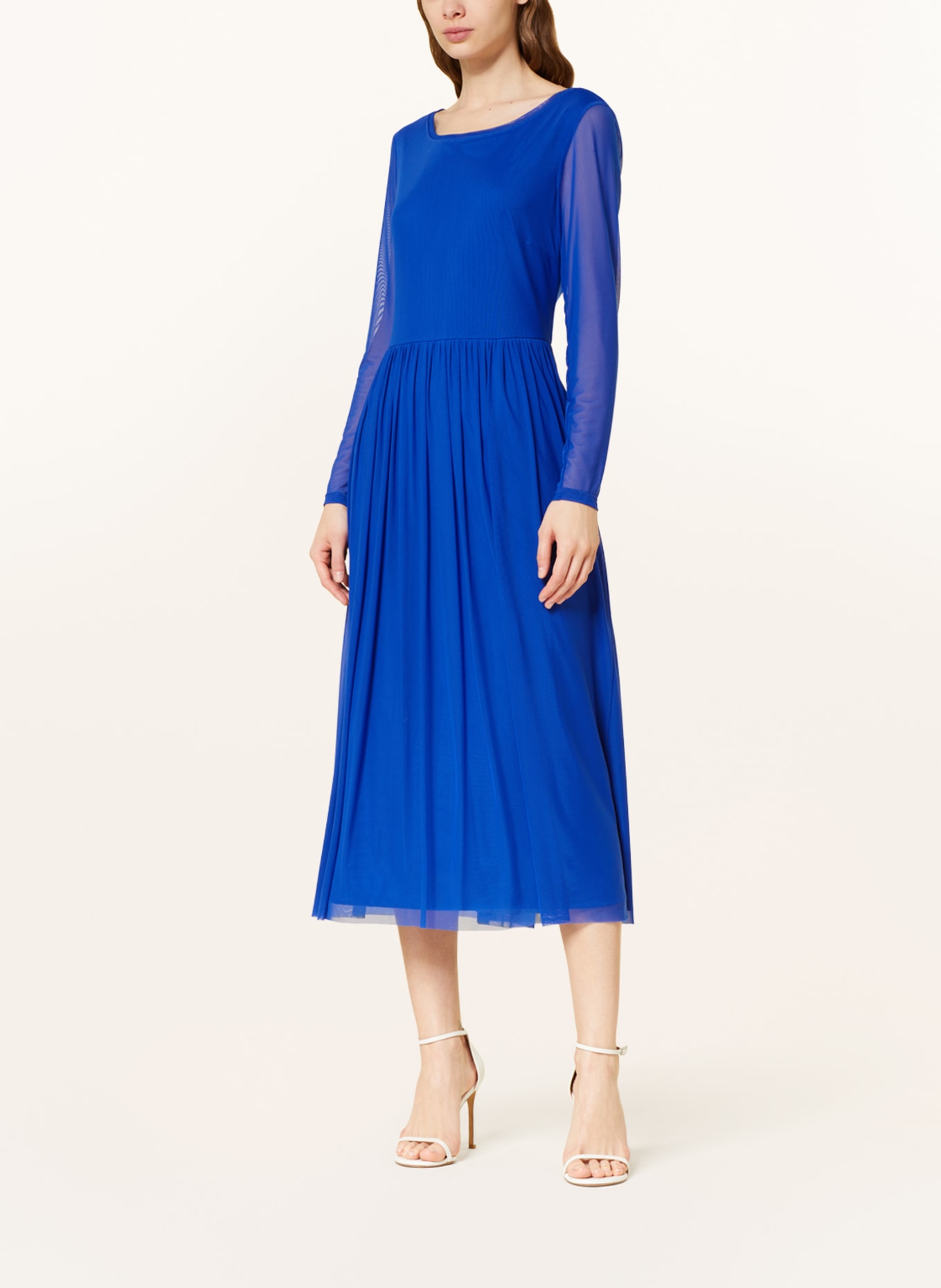 ROBE LÉGÈRE Mesh dress, Color: BLUE (Image 2)