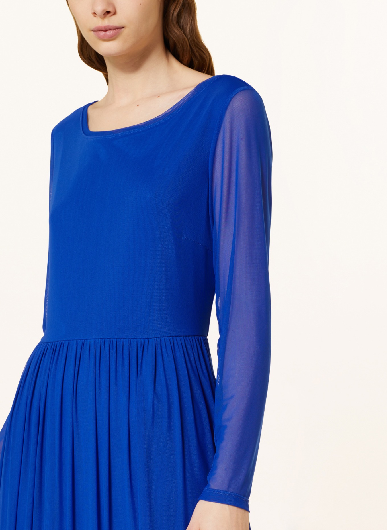 ROBE LÉGÈRE Mesh dress, Color: BLUE (Image 4)