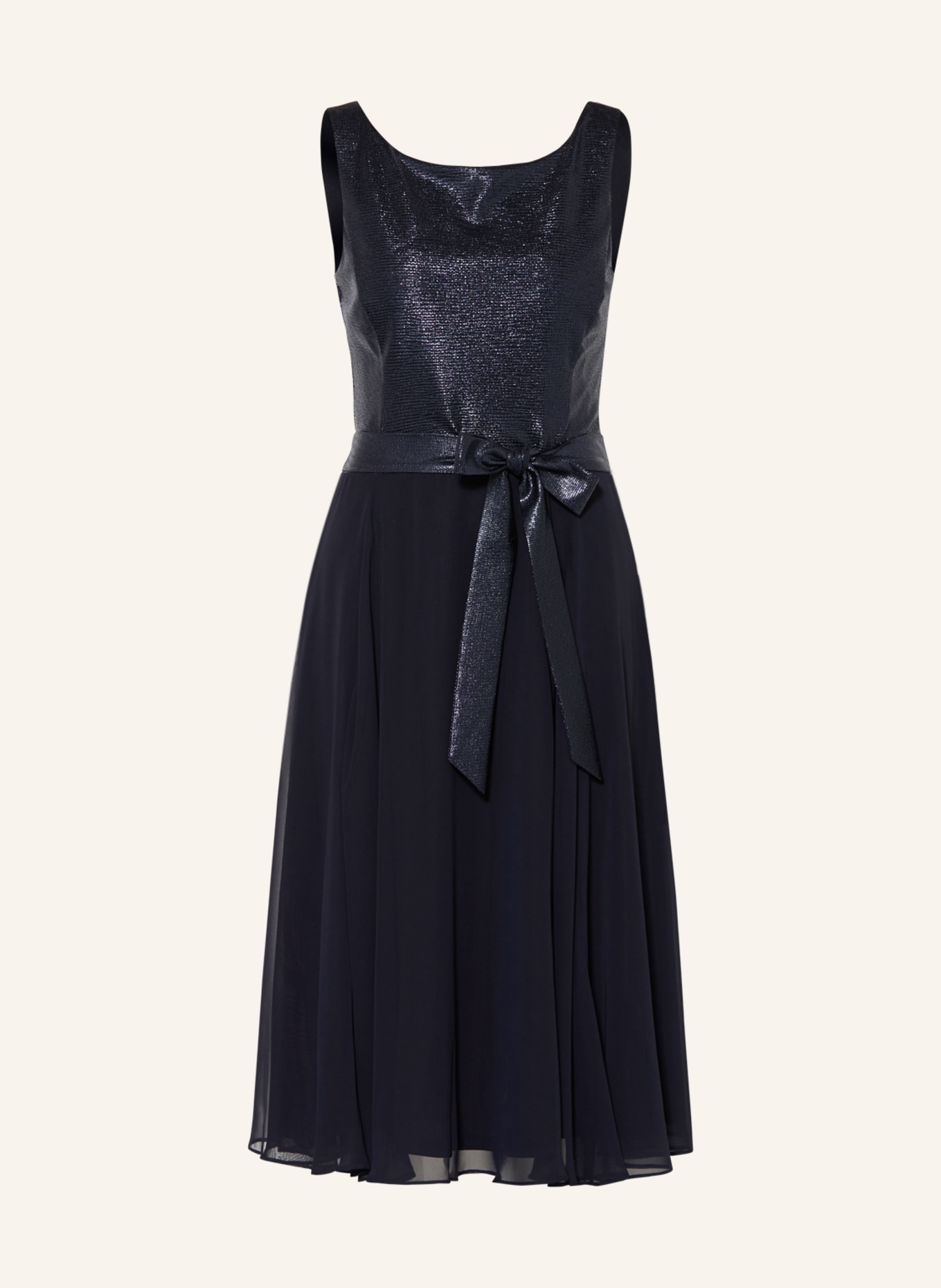 Vera Mont Cocktail dress in mixed materials, Color: DARK BLUE (Image 1)
