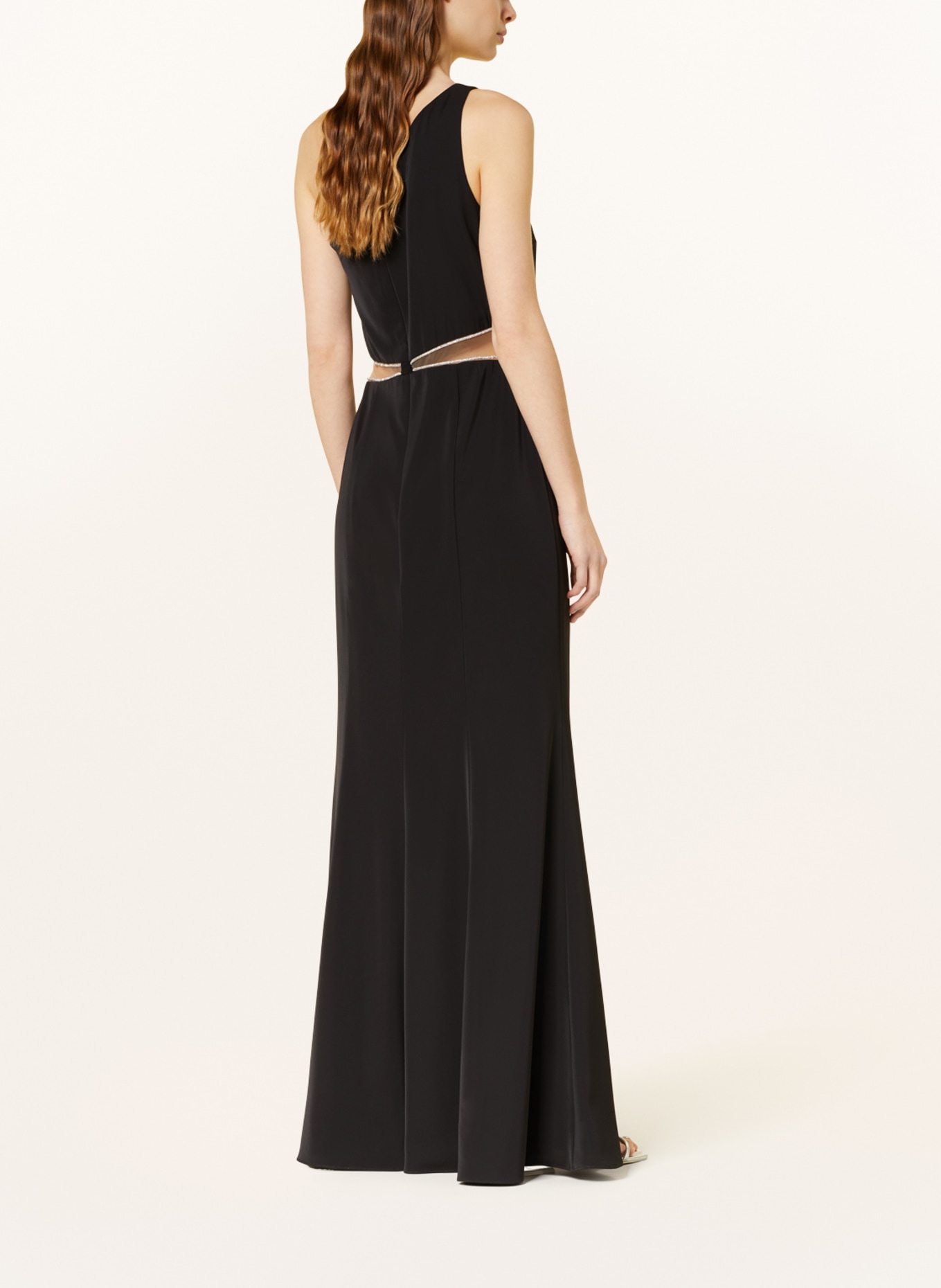 VM Vera Mont One-shoulder dress, Color: BLACK (Image 3)