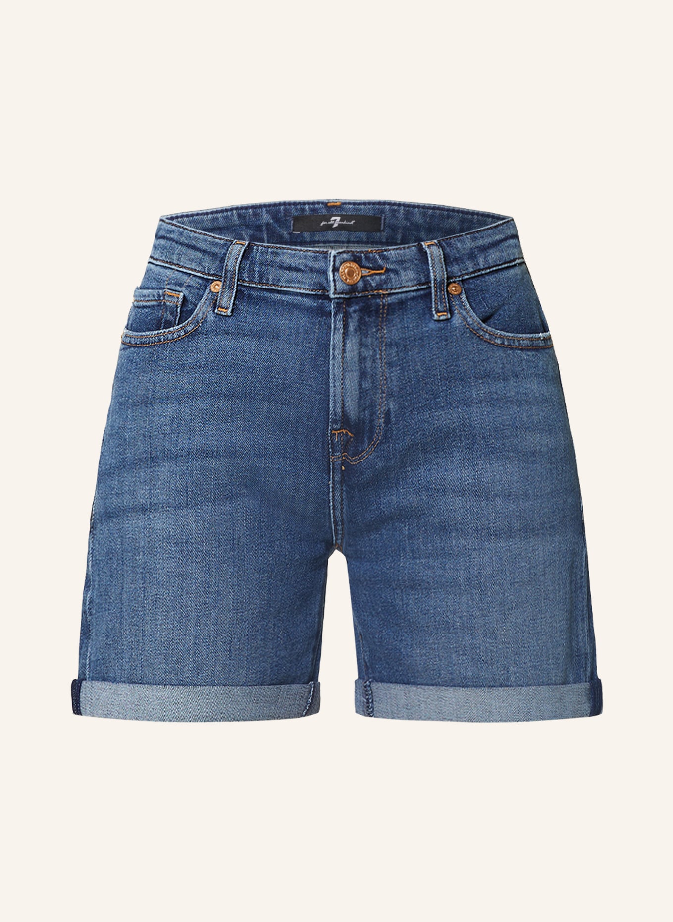 7 for all mankind Jeansshorts BOY, Farbe: YS MID BLUE (Bild 1)