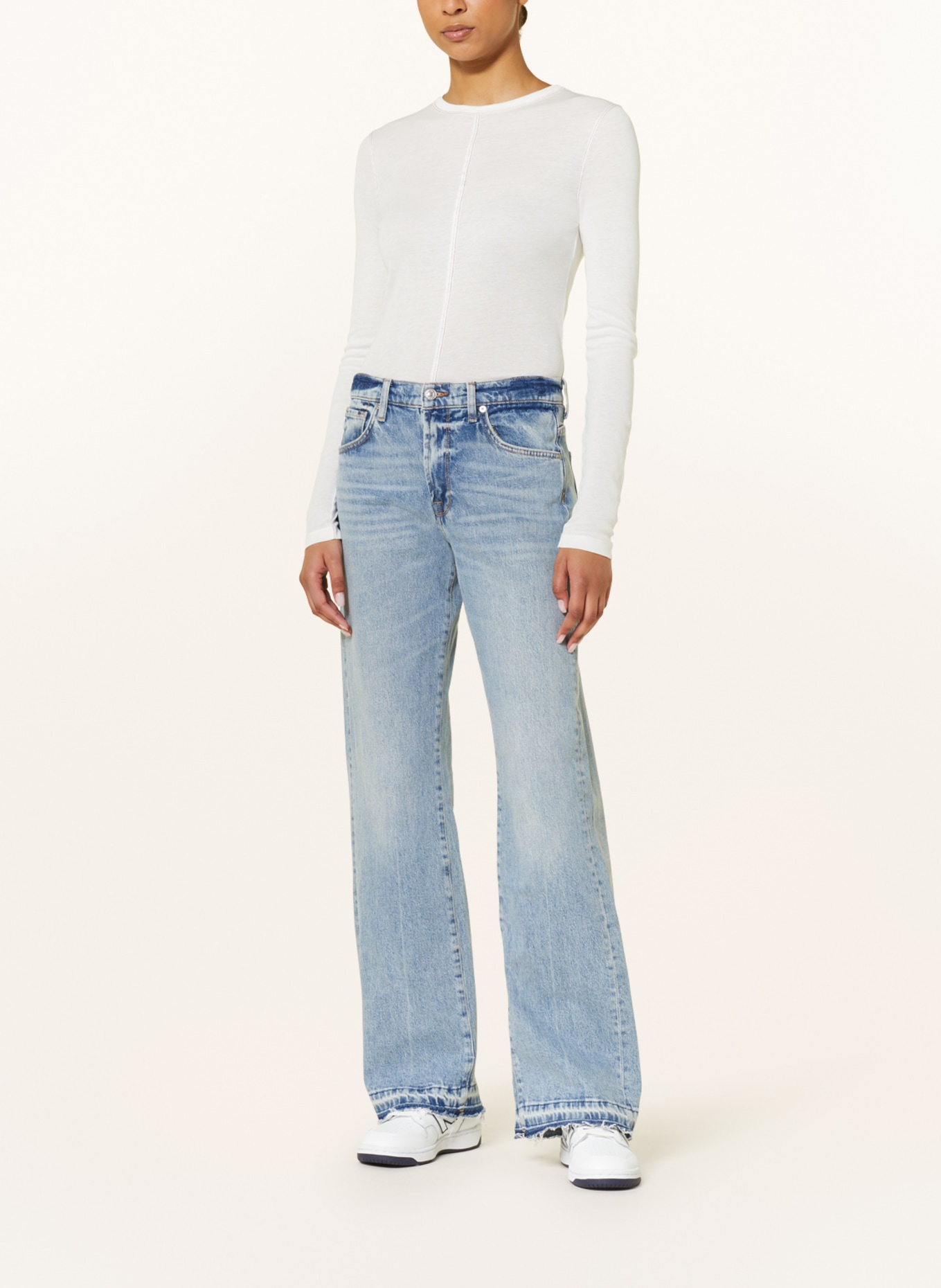 7 for all mankind Flared Jeans TESS, Farbe: OD LIGHT BLUE (Bild 2)