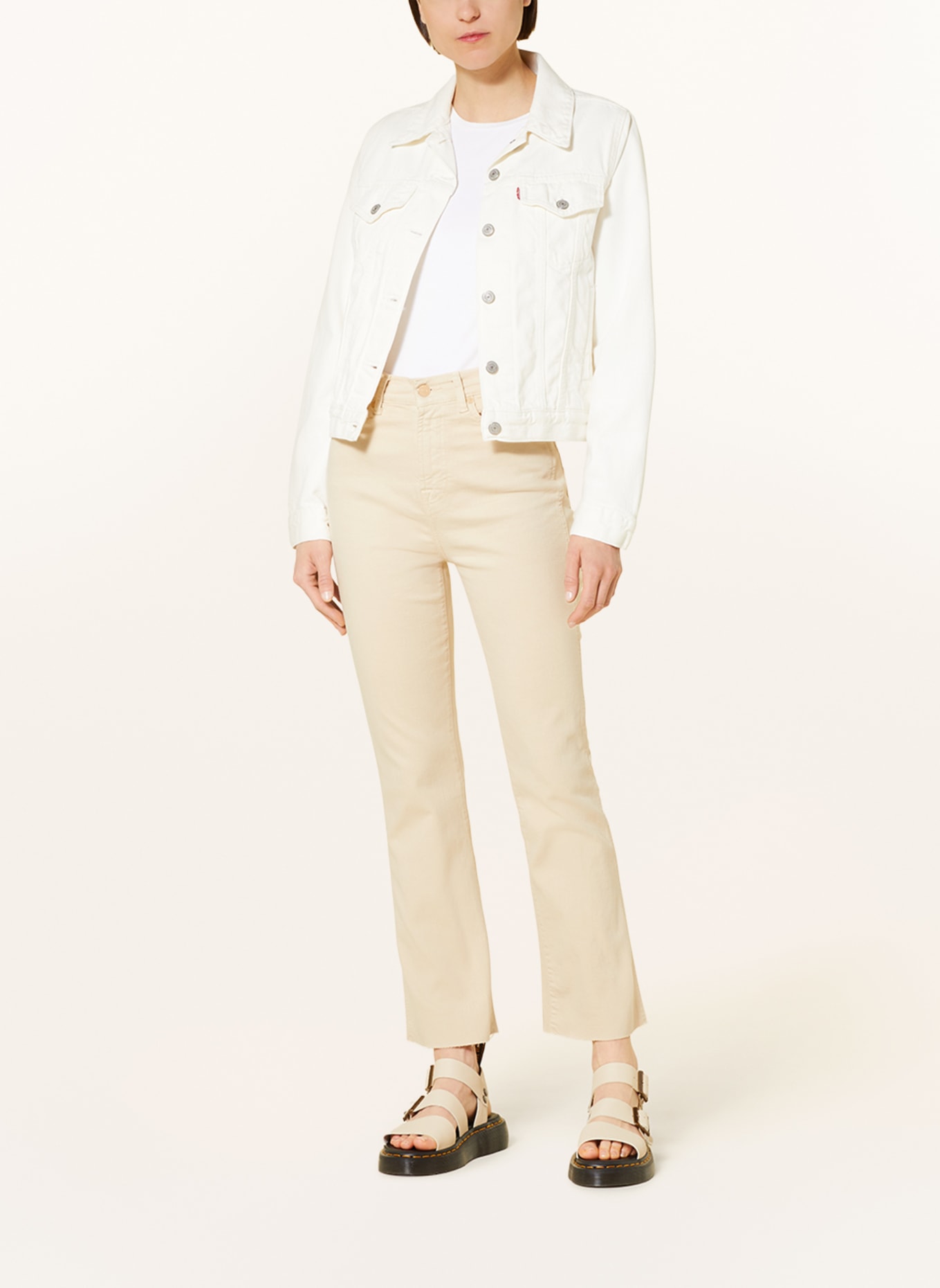 7 for all mankind Jeans, Color: CREAM (Image 2)