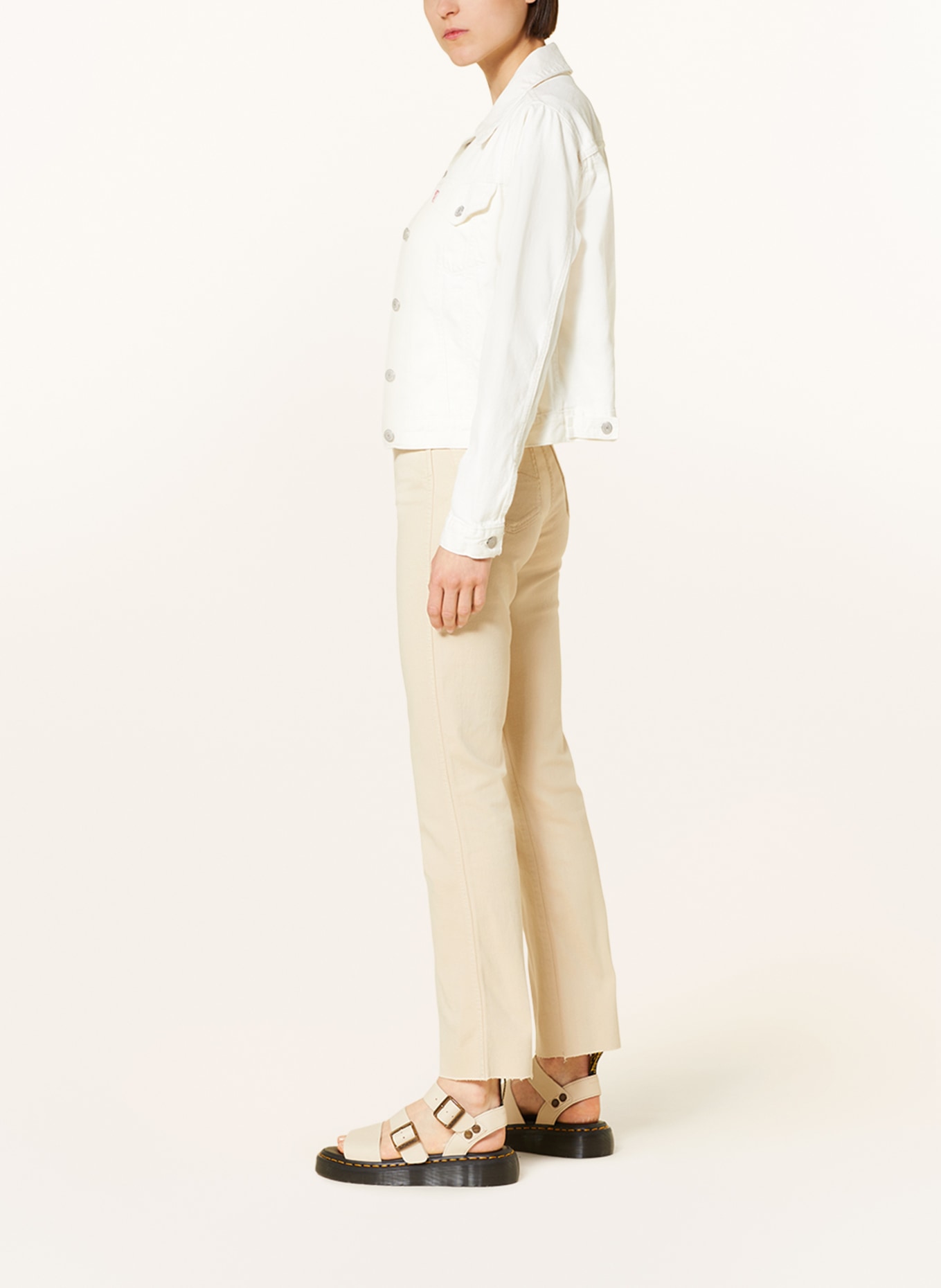 7 for all mankind Jeans, Color: CREAM (Image 4)