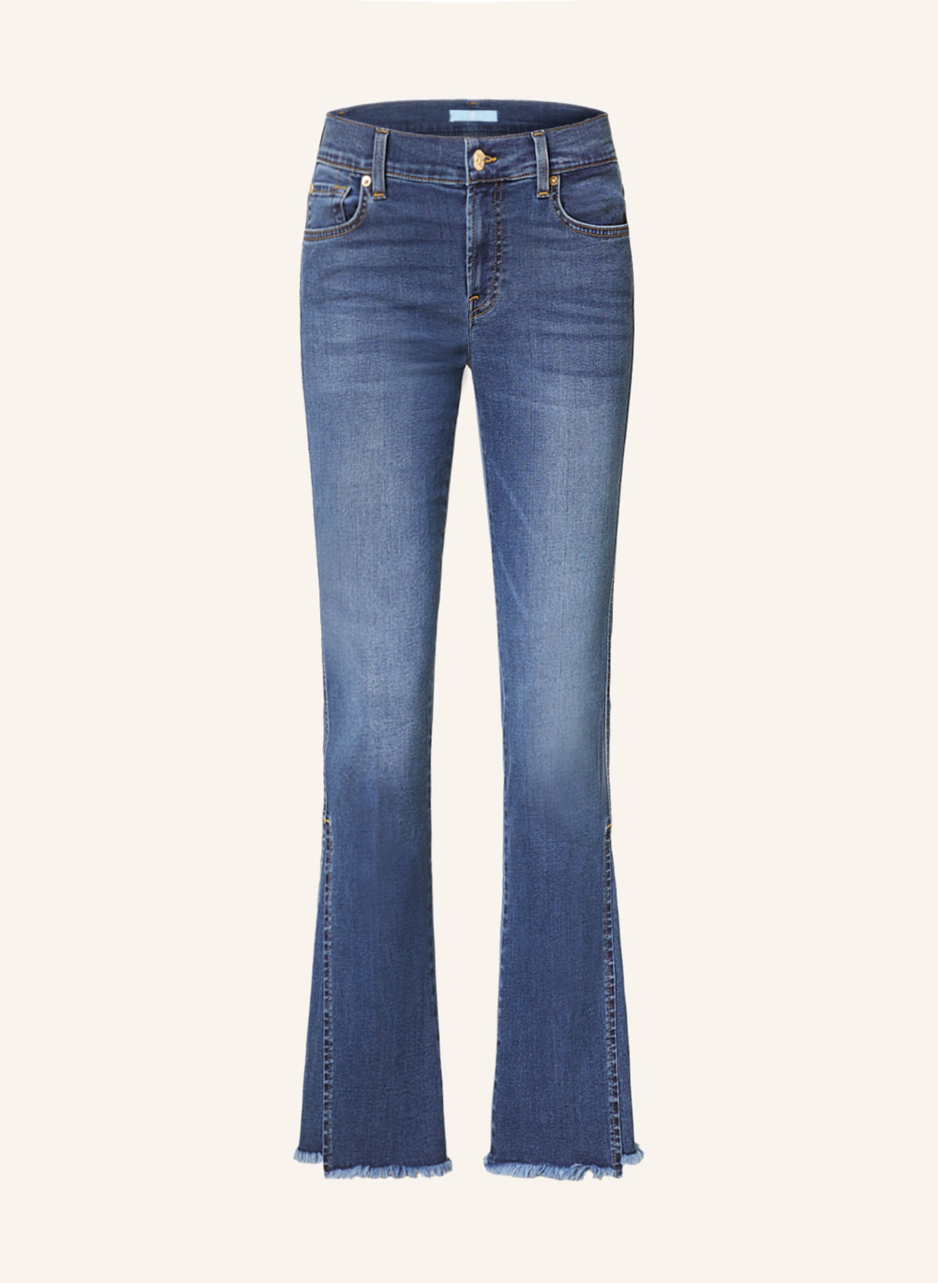7 for all mankind Bootcut Jeans TAILORLESS, Farbe: DD MID BLUE (Bild 1)