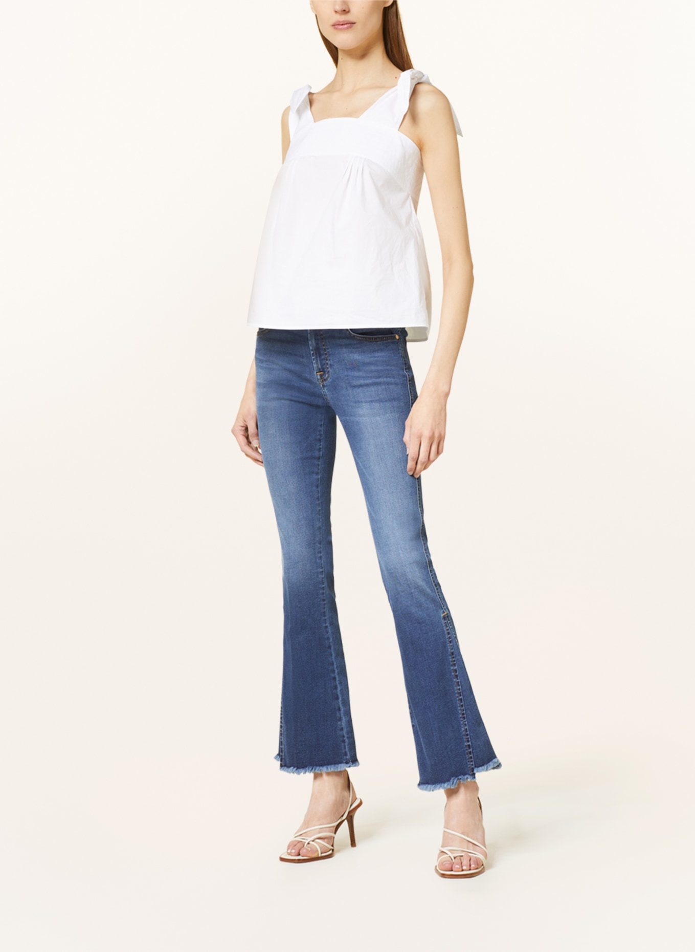 7 for all mankind Bootcut Jeans TAILORLESS, Farbe: DD MID BLUE (Bild 2)