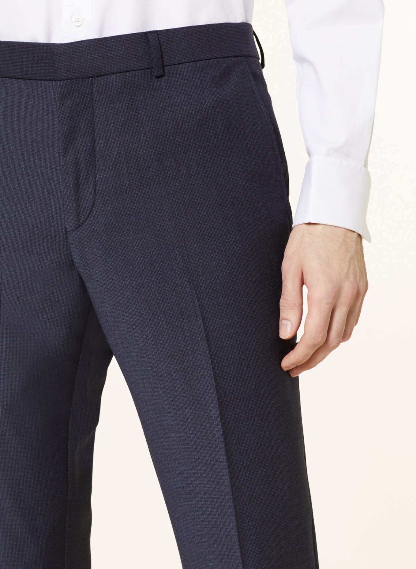 TED BAKER Spodnie garniturowe FORBYTS slim fit, Kolor: NAVY NAVY (Obrazek 6)