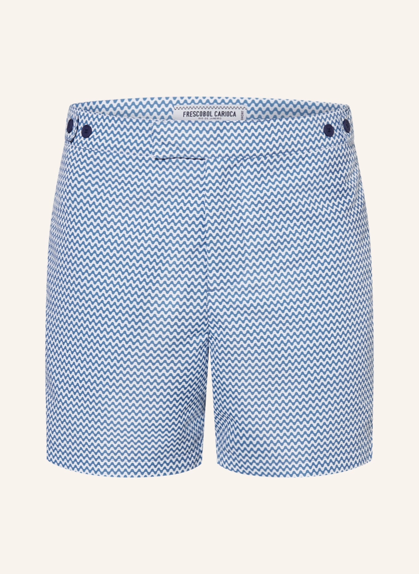 FRESCOBOL CARIOCA Swim shorts COPACABANA, Color: BLUE/ WHITE (Image 1)
