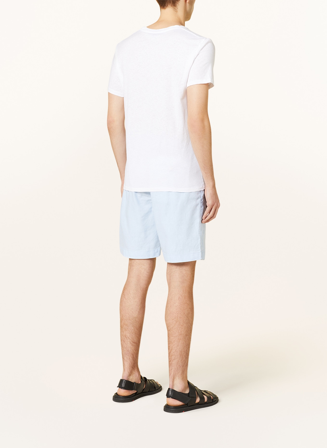 FRESCOBOL CARIOCA T-shirt with linen, Color: WHITE (Image 3)