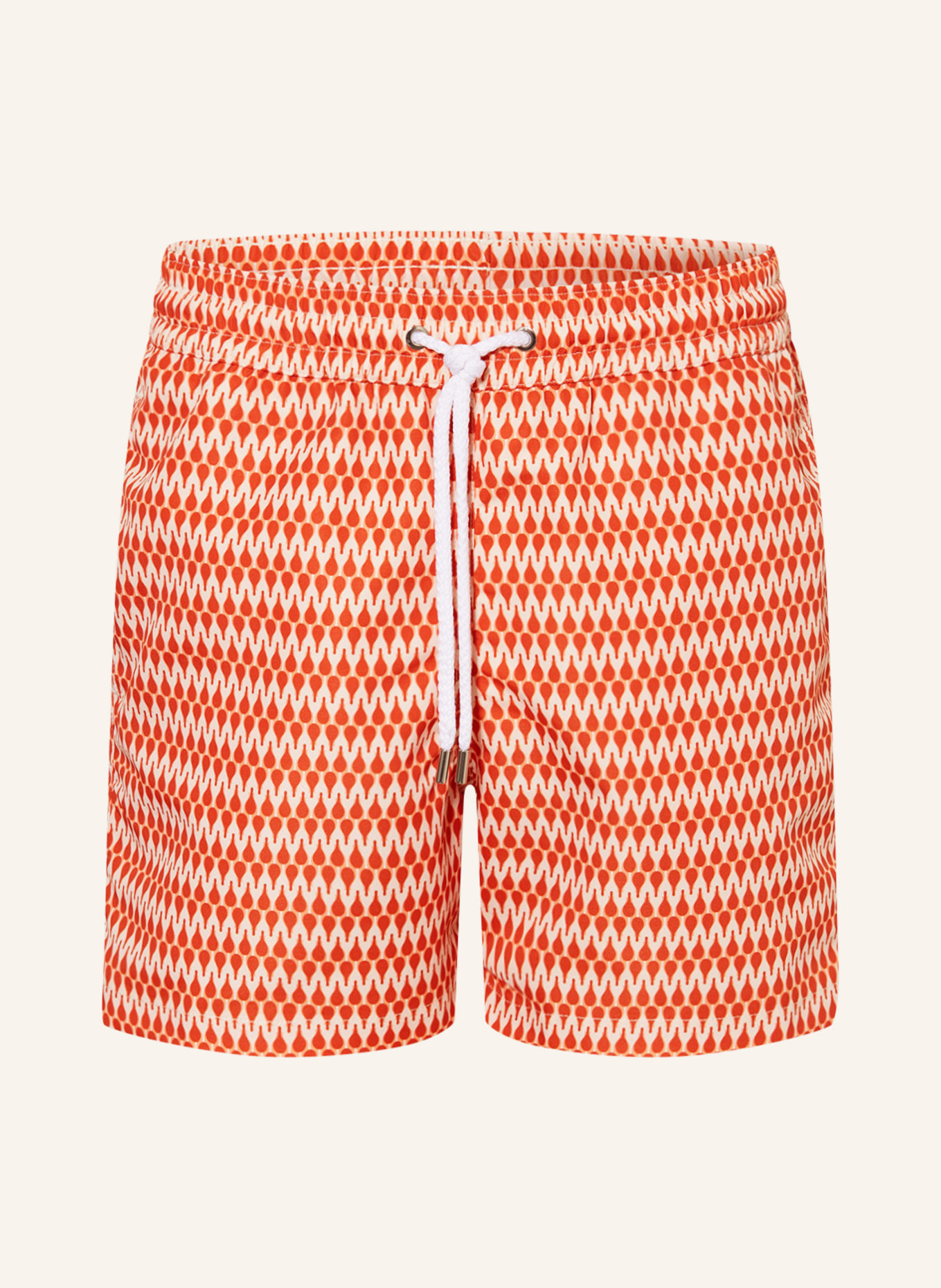 FRESCOBOL CARIOCA Swim shorts RAQUETTE, Color: RED/ ECRU (Image 1)