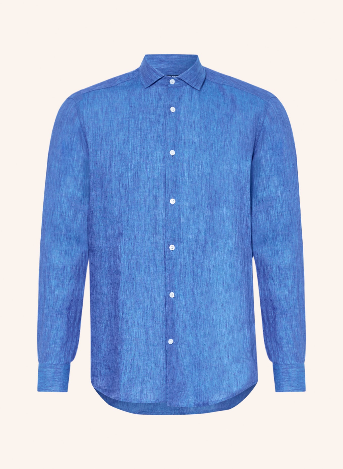 FRESCOBOL CARIOCA Linen shirt ANTONIO regular fit, Color: BLUE (Image 1)