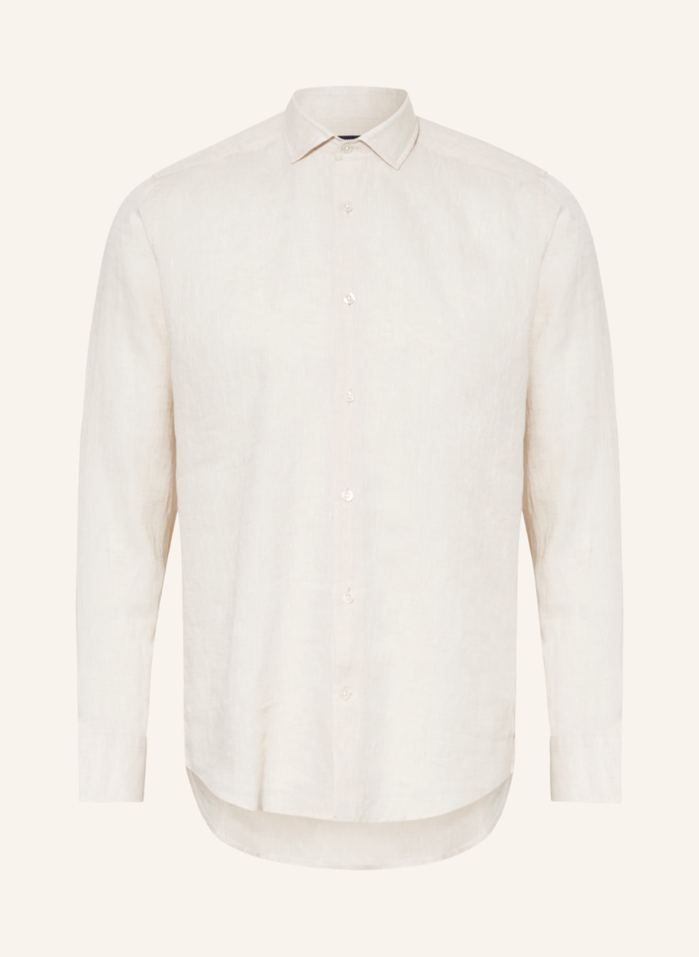 FRESCOBOL CARIOCA Linen shirt ANTONIO regular fit, Color: ECRU (Image 1)