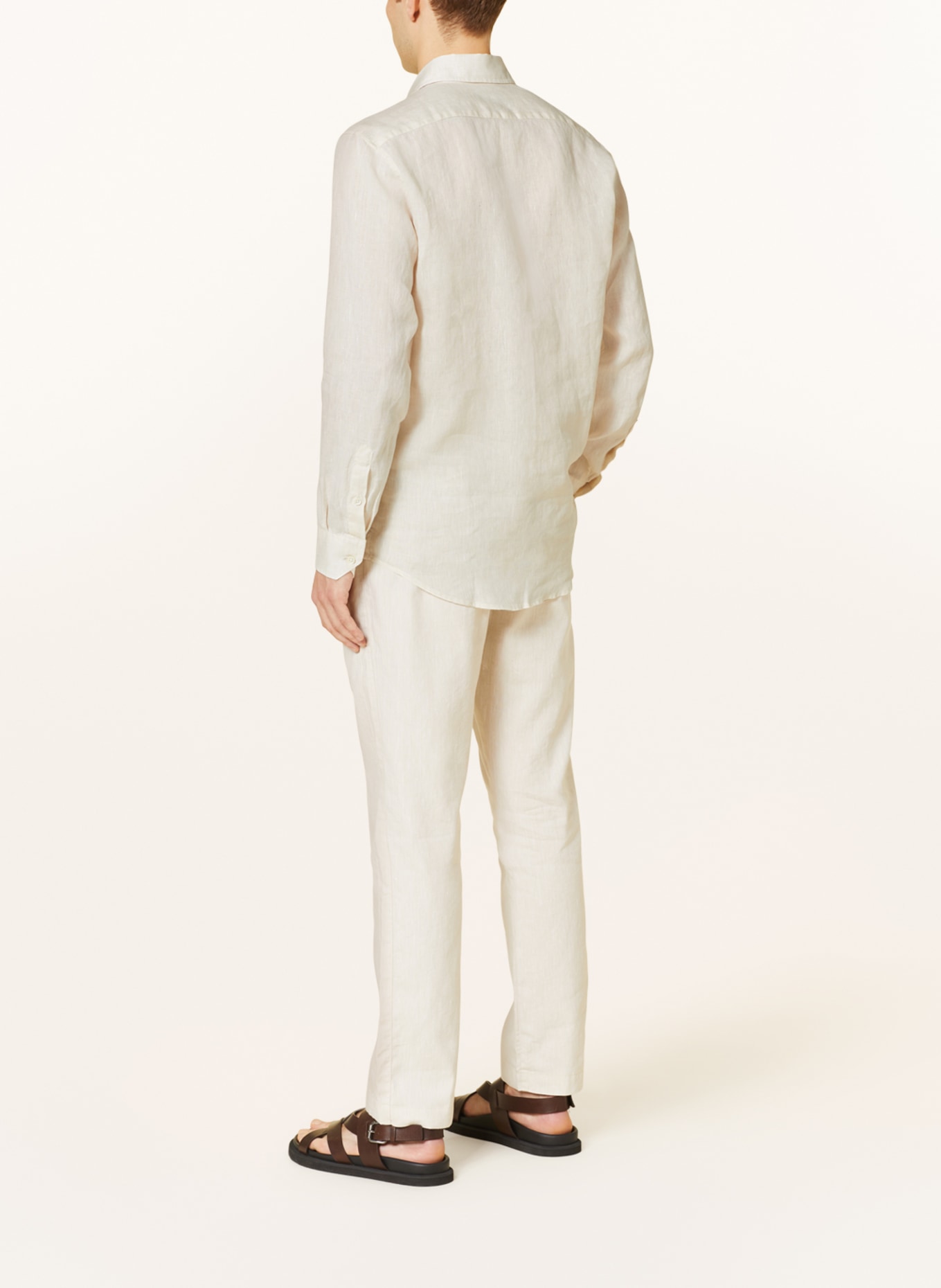 FRESCOBOL CARIOCA Linen shirt ANTONIO regular fit, Color: ECRU (Image 3)