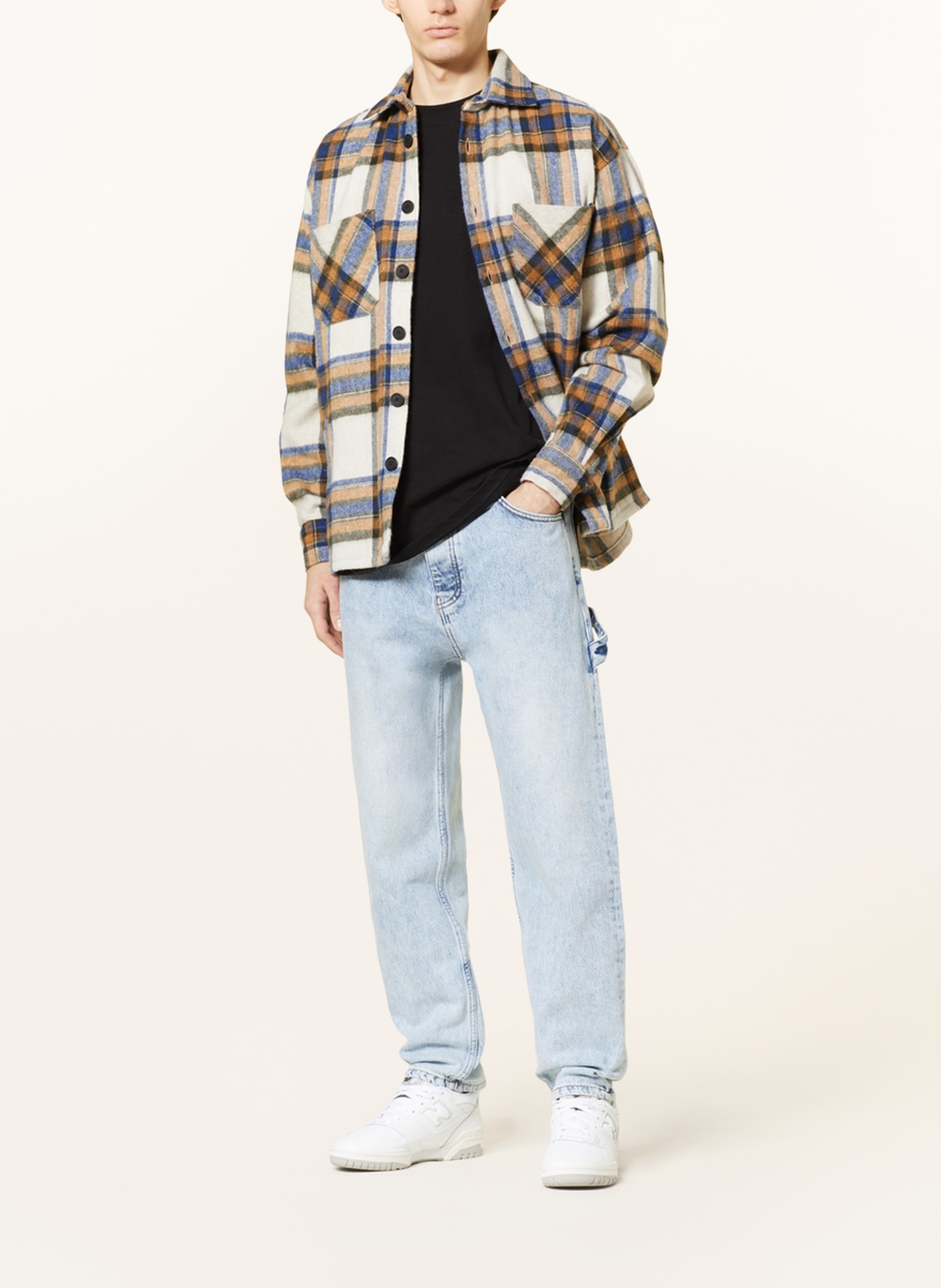 PEGADOR Jeans Slim Fit, Farbe: 076 washed light blue (Bild 2)