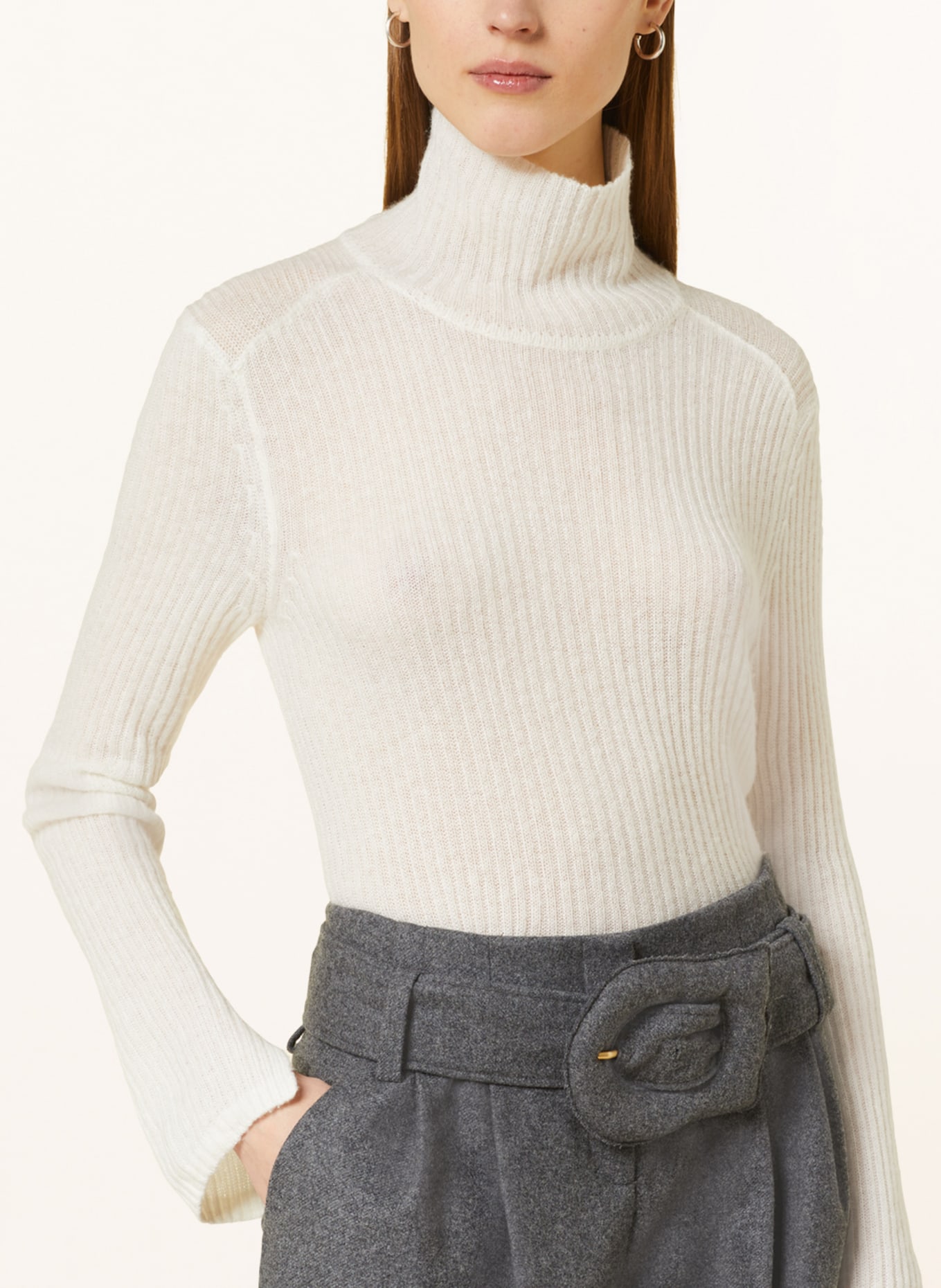DOROTHEE SCHUMACHER Turtleneck sweater, Color: ECRU (Image 4)