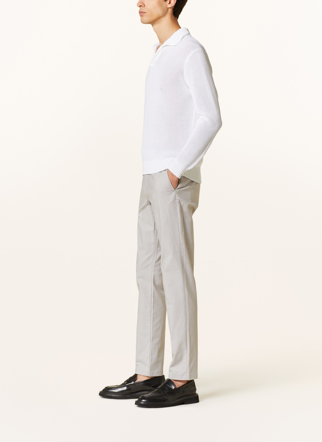 TED BAKER Chino PORTMAY Slim Fit, Farbe: HELLGRAU (Bild 4)