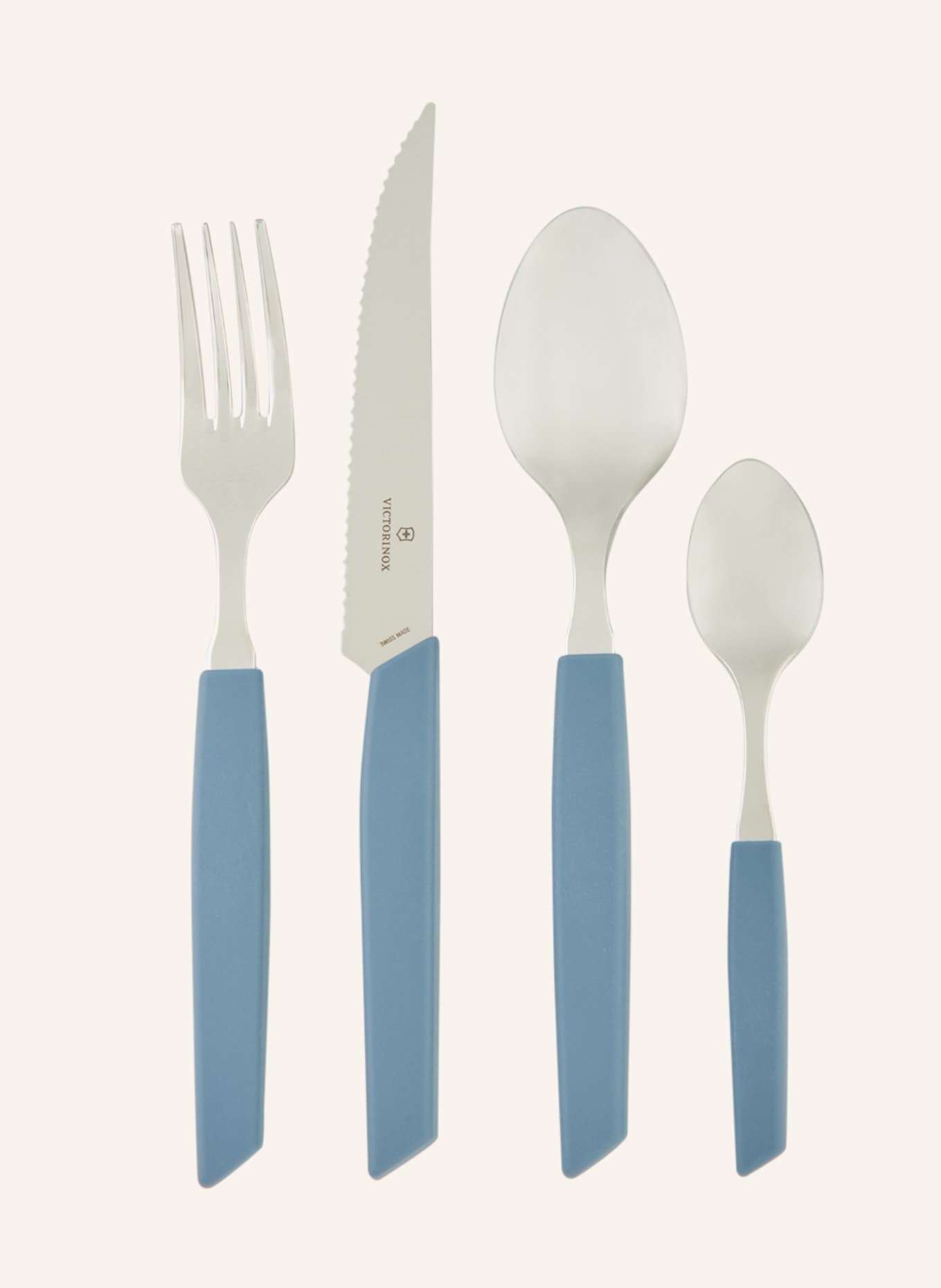 VICTORINOX 24-piece Cutlery set SWISS MODERN, Color: CORNFLOWER (Image 1)