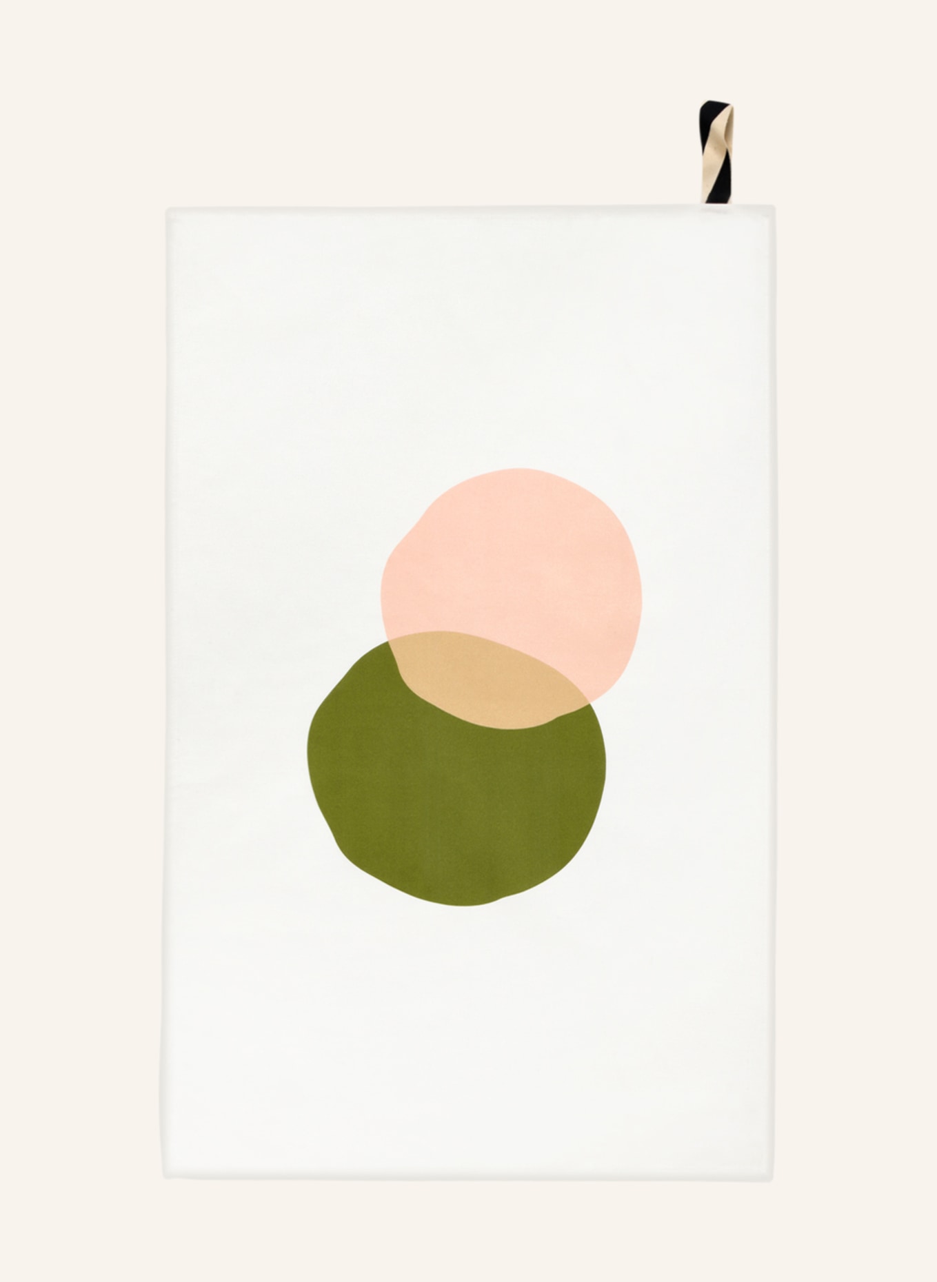 La cerise sur le gâteau Dish towel PIA PICKEL, Color: CREAM/ LIGHT GREEN/ LIGHT ORANGE (Image 1)