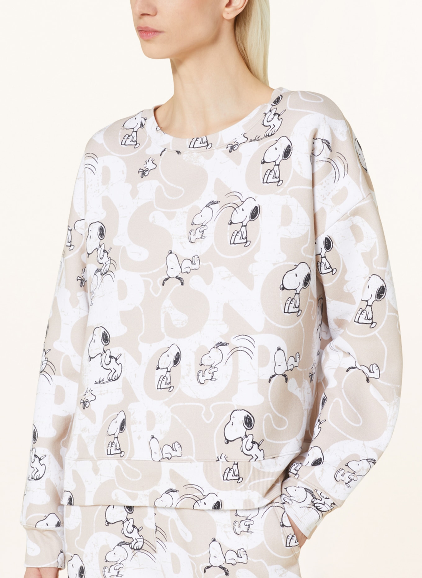 FrogBox Sweatshirt, Color: BEIGE/ WHITE (Image 4)