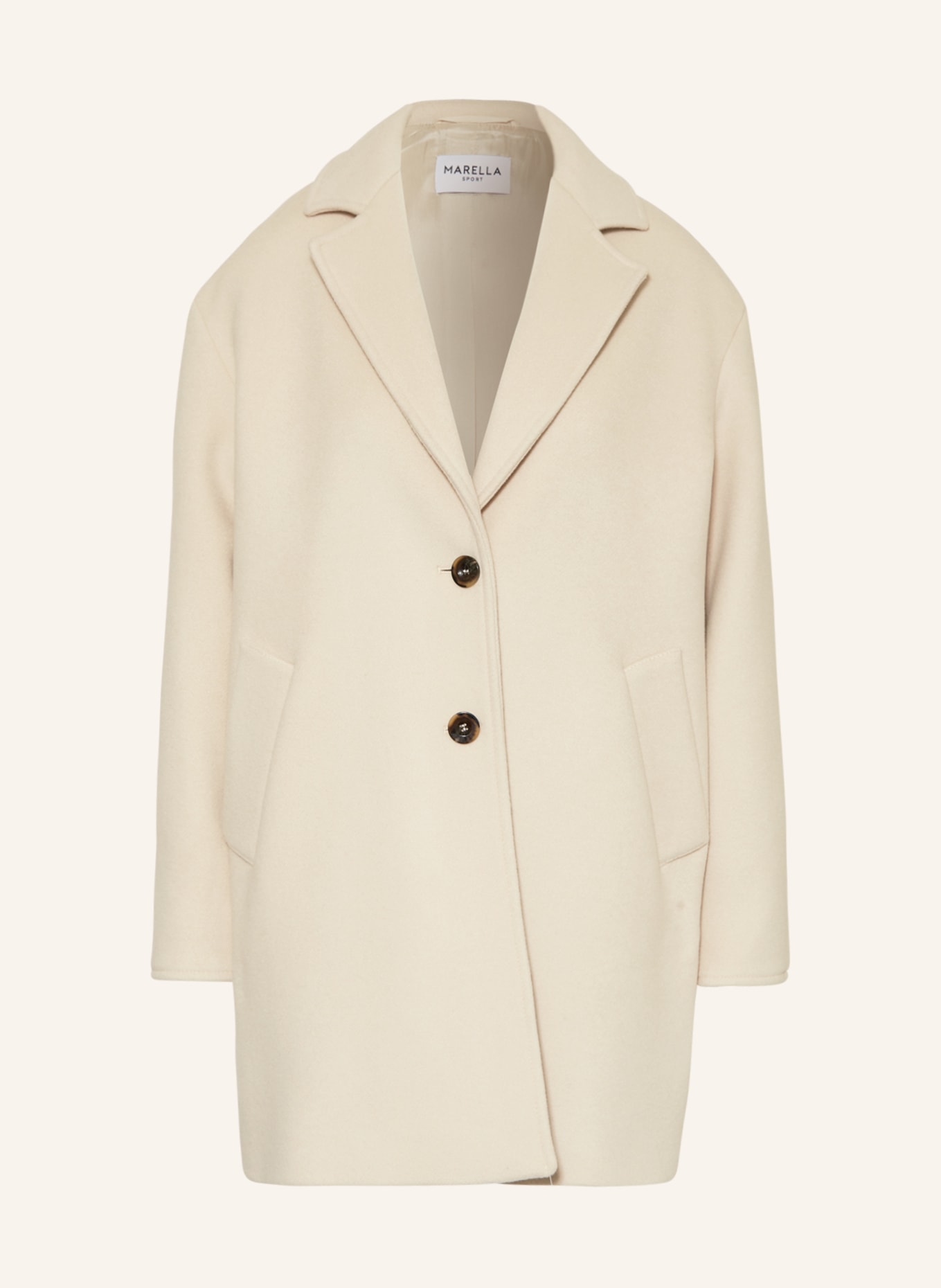 MARELLA Wool coat TEQUILA, Color: BEIGE (Image 1)