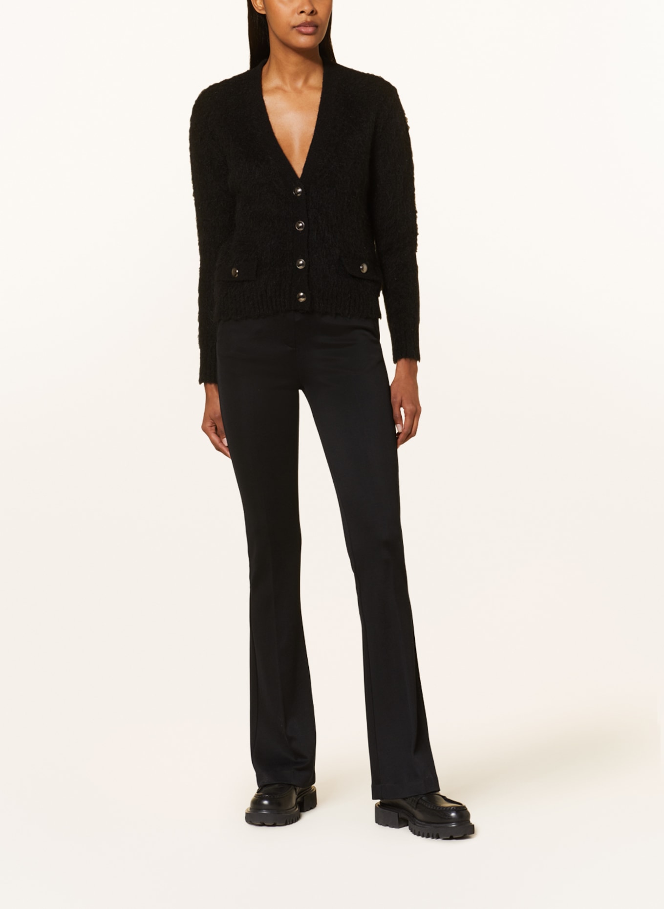 MARELLA Trousers BUGIA, Color: BLACK (Image 2)