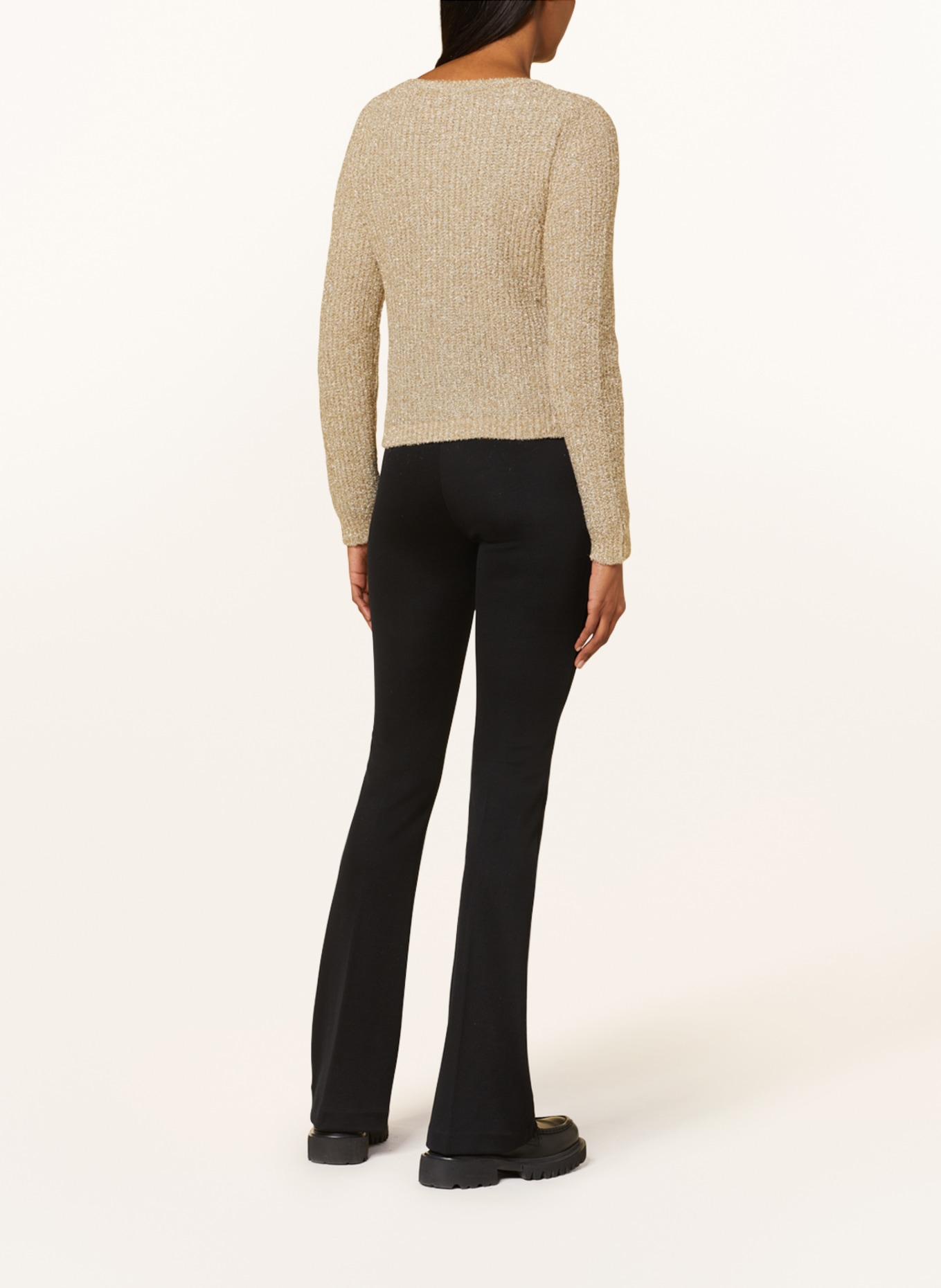 MARELLA Sweater CAPO with glitter thread, Color: GOLD (Image 3)