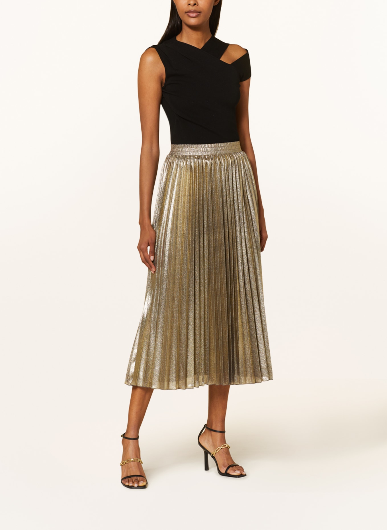 MARELLA Pleated skirt BENNY, Color: GOLD (Image 2)