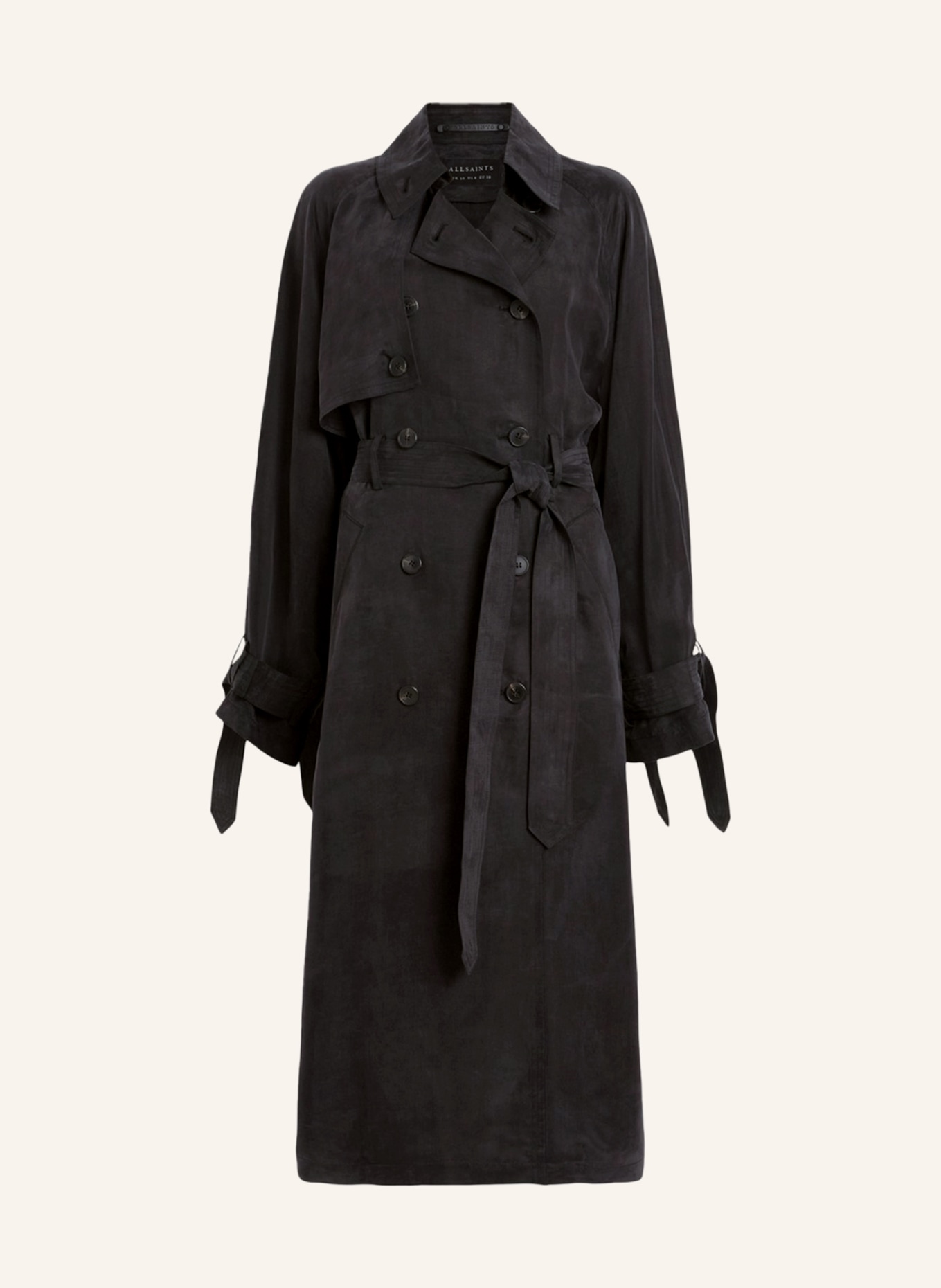 ALLSAINTS Trench coat KIKKI, Color: BLACK (Image 1)