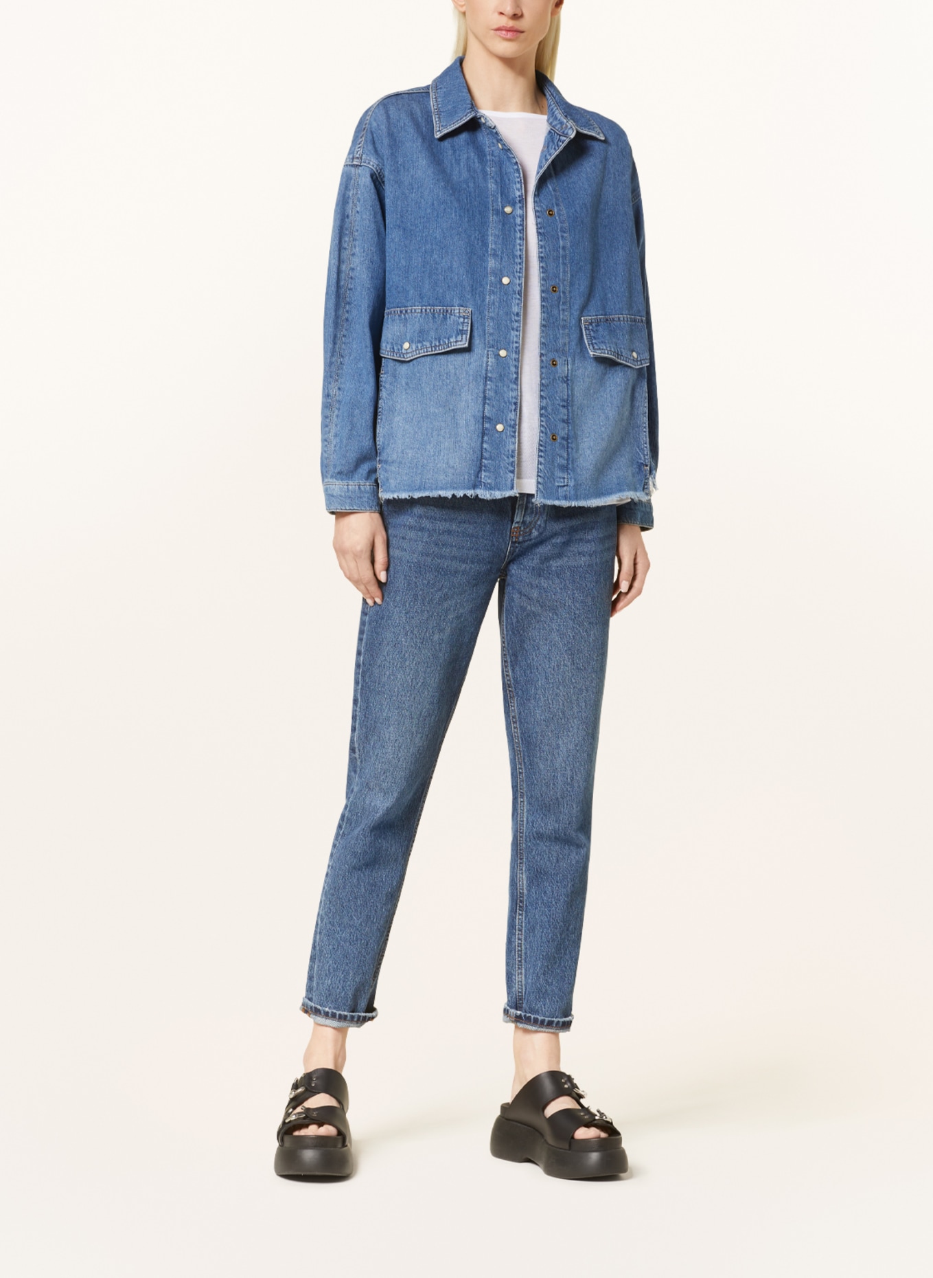 ALLSAINTS Denim jacket HETTIE in dark blue
