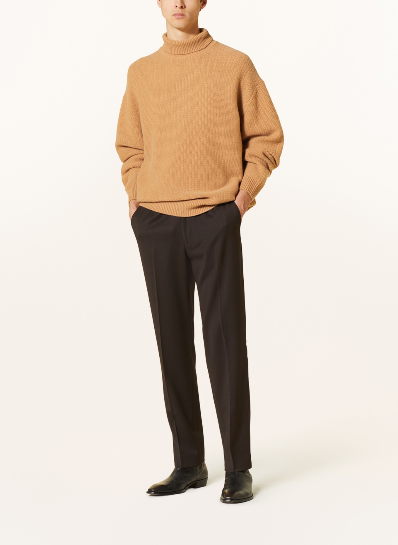 Filippa K Turtleneck sweater, Color: CAMEL (Image 2)